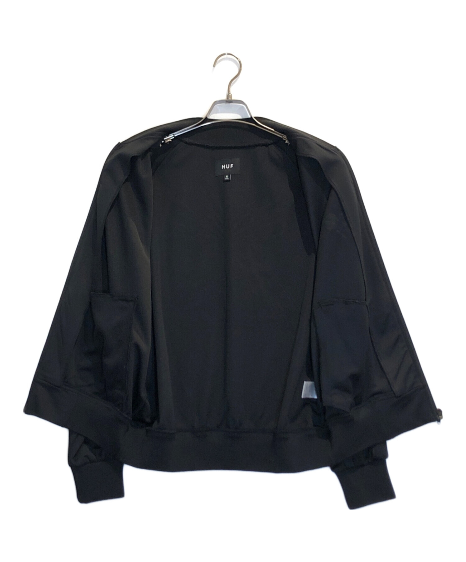 中古・古着通販】HUF (ハフ) SEISMIC BASS TRACK JACKET ブラック 