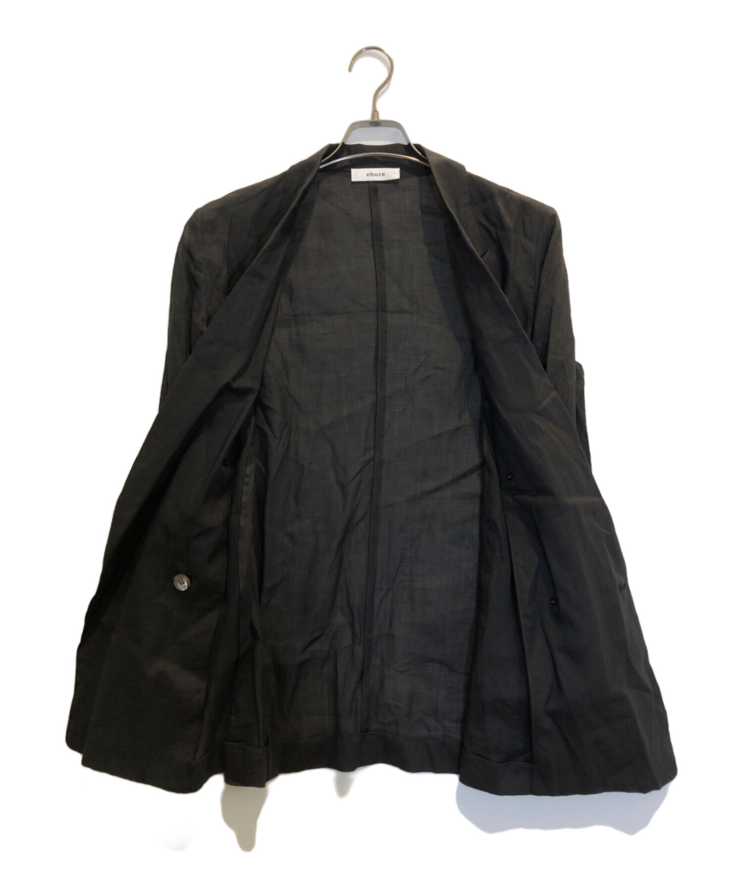 中古・古着通販】EBURE (エブール) リネンダブルブレストテーラード