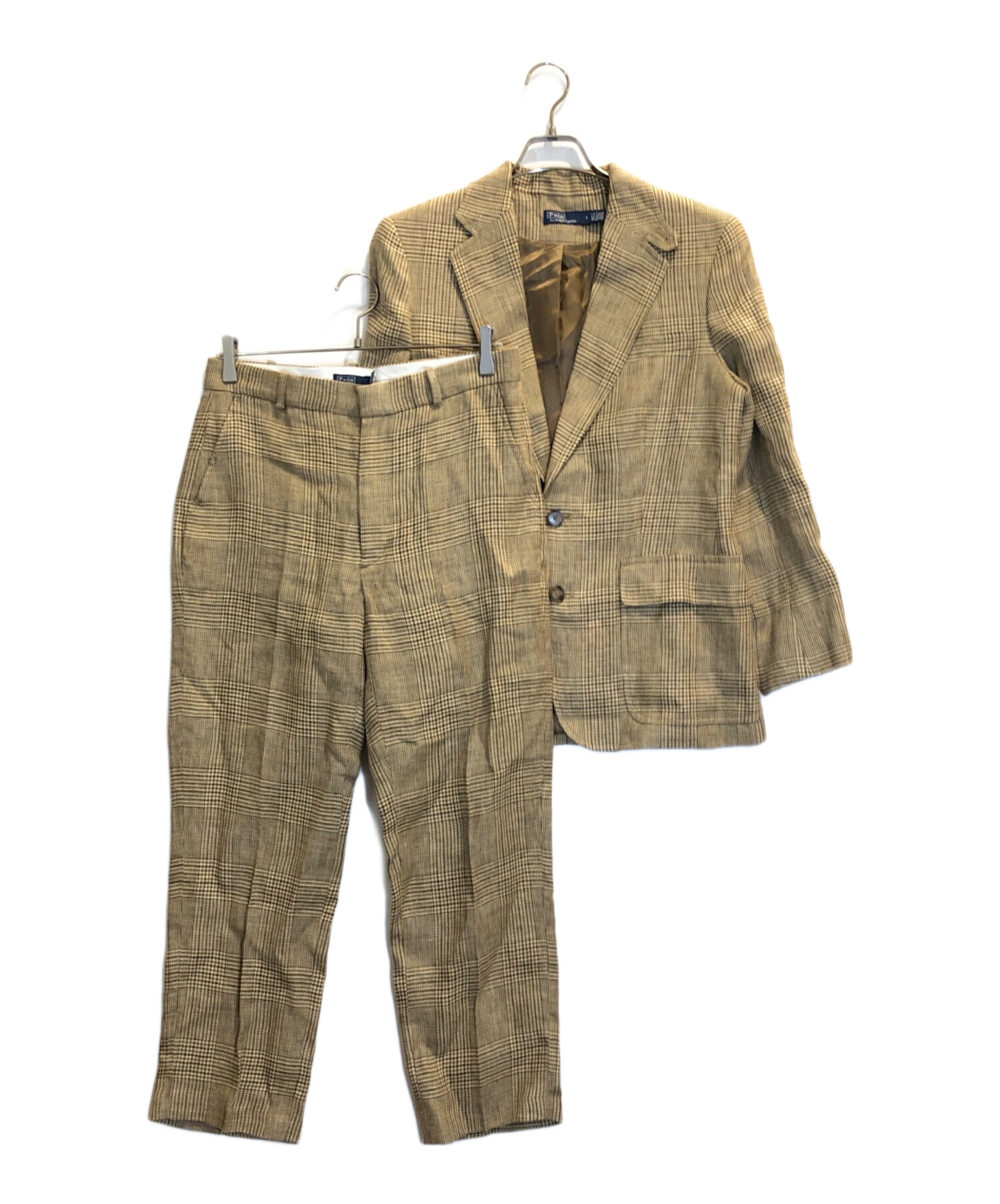 【ローレンラルフローレン】リネン 金ボタン セットアップ ジャケット パンツ 中古・古着通販】POLO RALPH LAUREN (ポロ・ラルフローレン) リネン