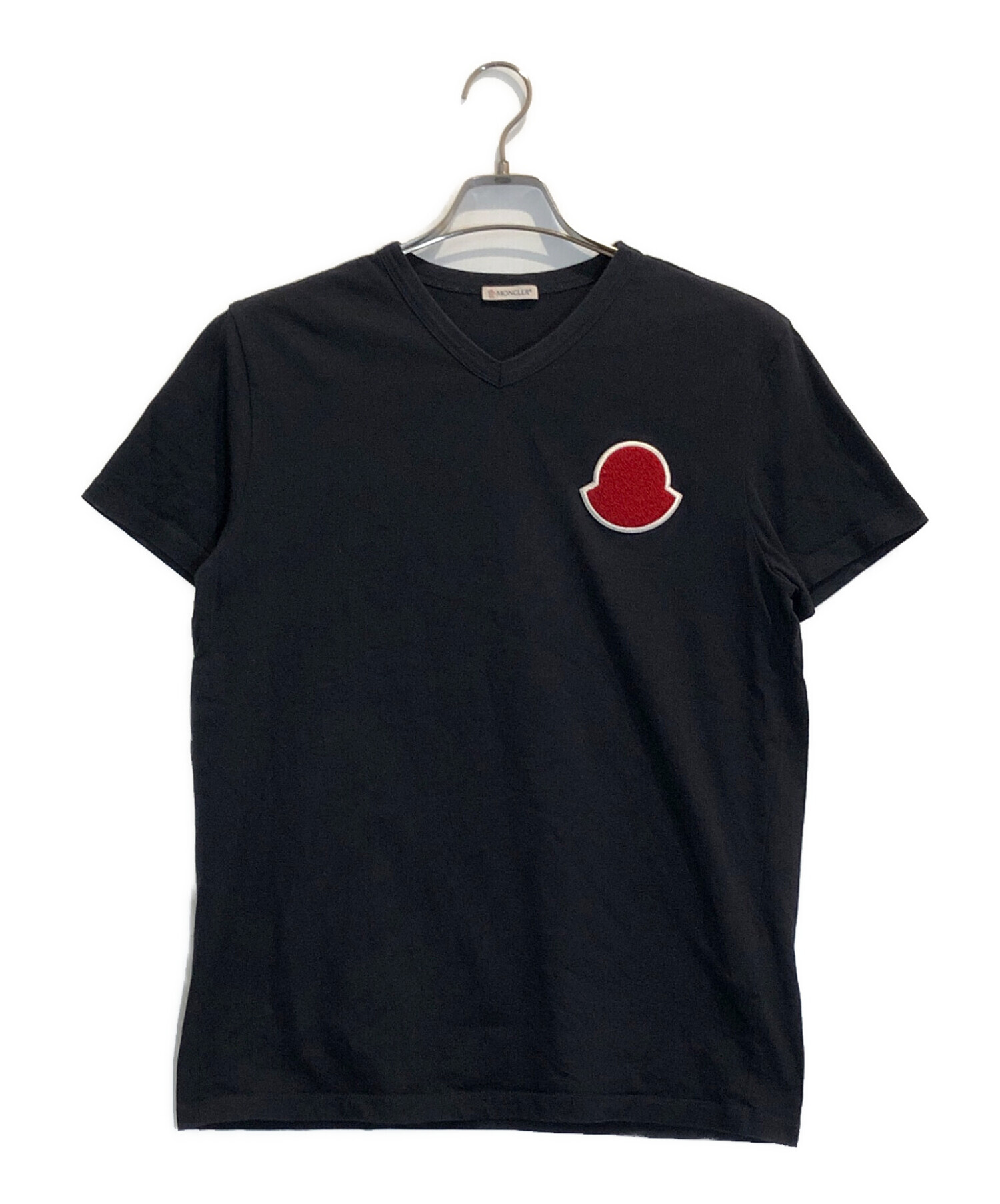 中古・古着通販】MONCLER (モンクレール) MAGLIA SCOLLO A V ブラック