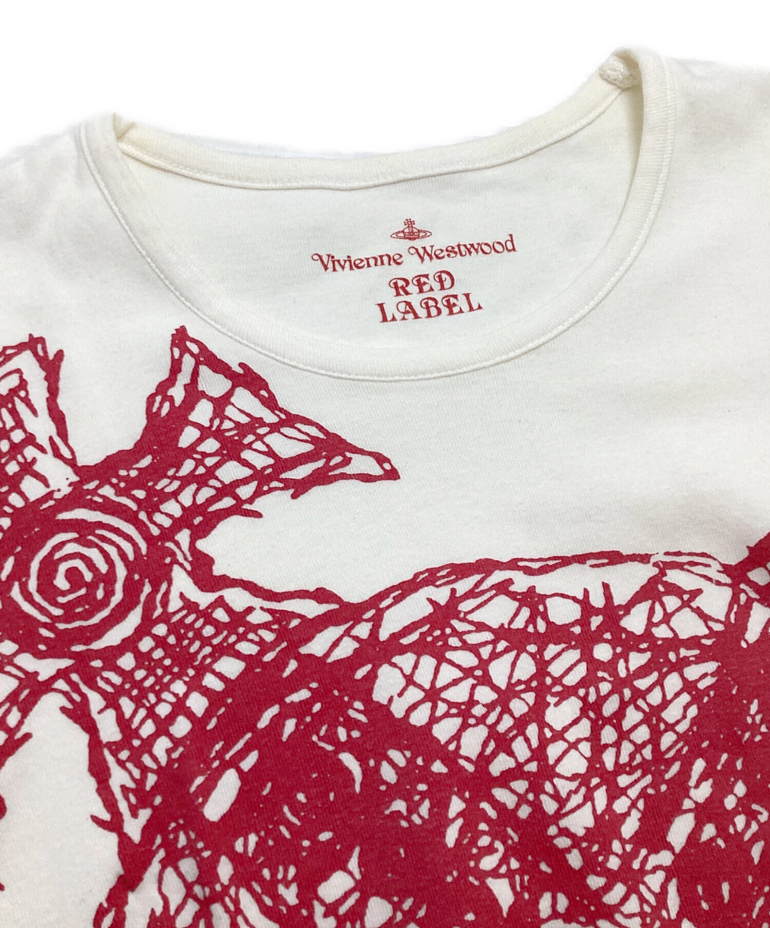 y2k Vivienne Westwood RED LABEL ORB Tシャツ 中古・古着通販】Vivienne Westwood RED LABEL (ヴィヴィアンウエスト