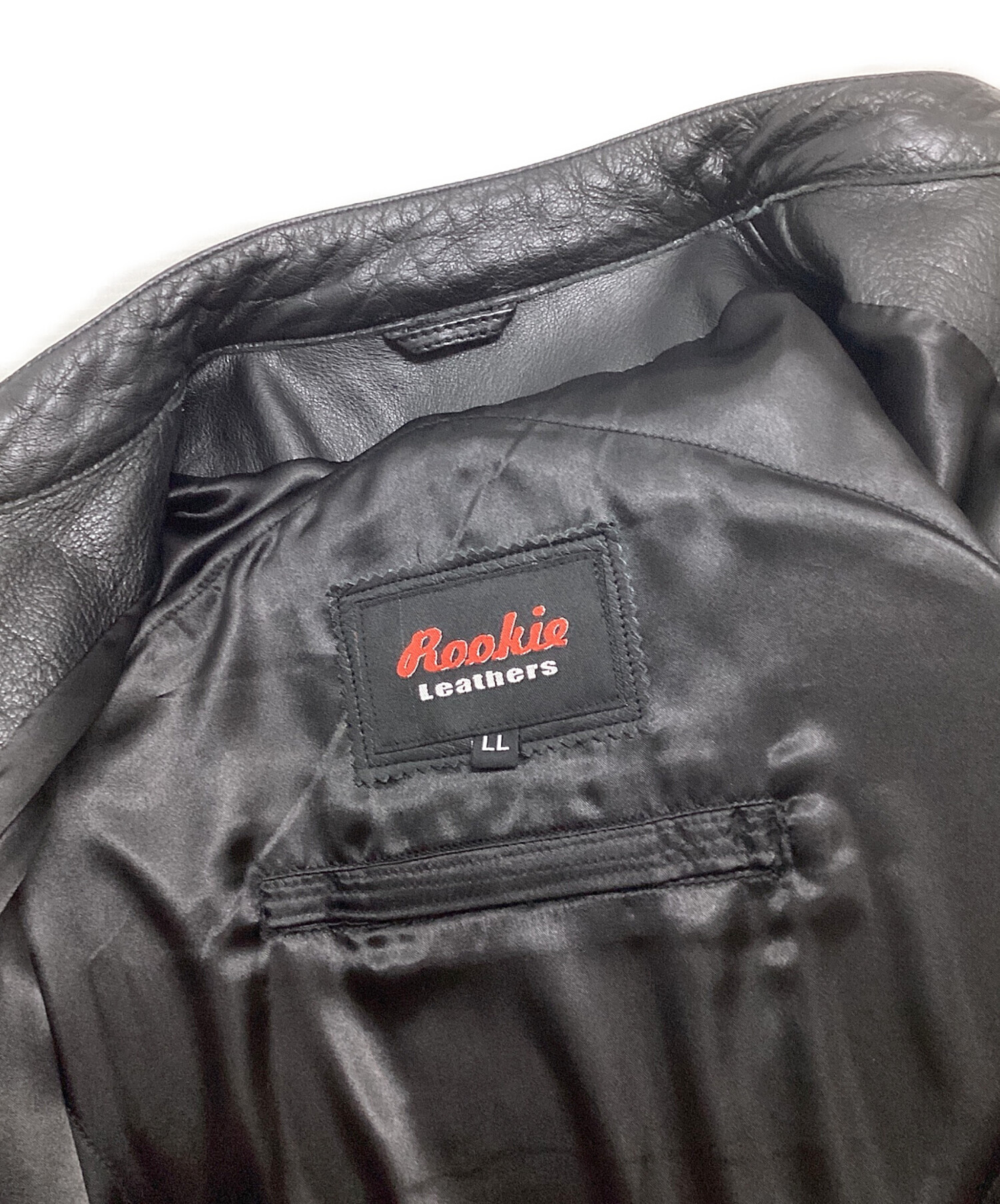 中古・古着通販】Rookie (ルーキー) ライダースジャケット ブラック
