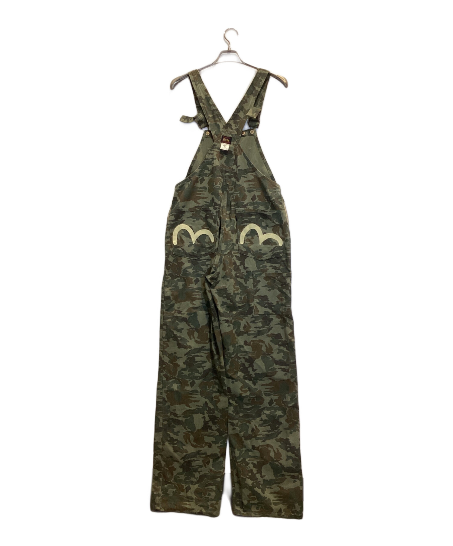 中古・古着通販】EVISU (エヴィス) オーバーオール グリーン サイズ:28
