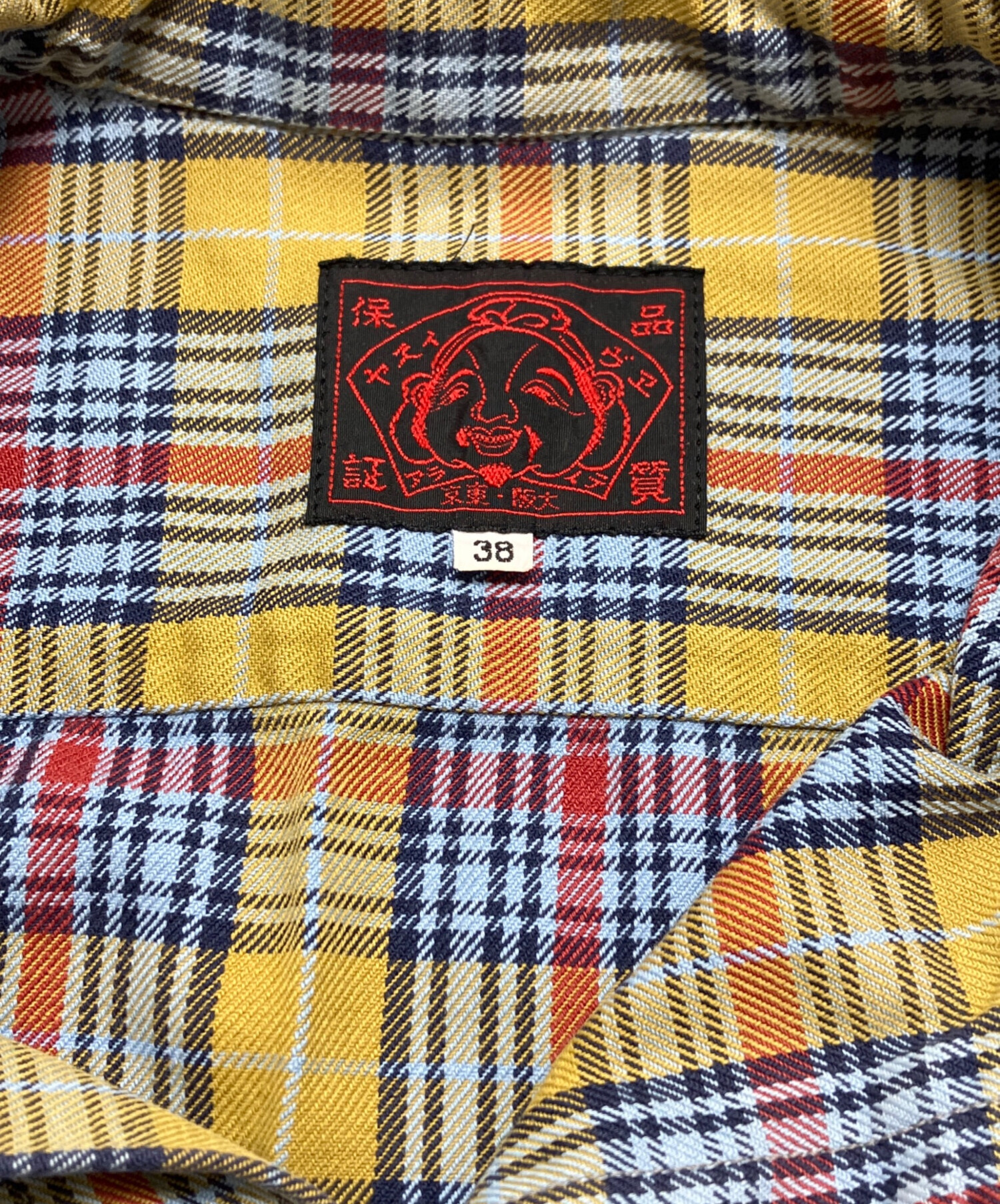 中古・古着通販】EVISU (エヴィス) シャツ マスタード サイズ:38