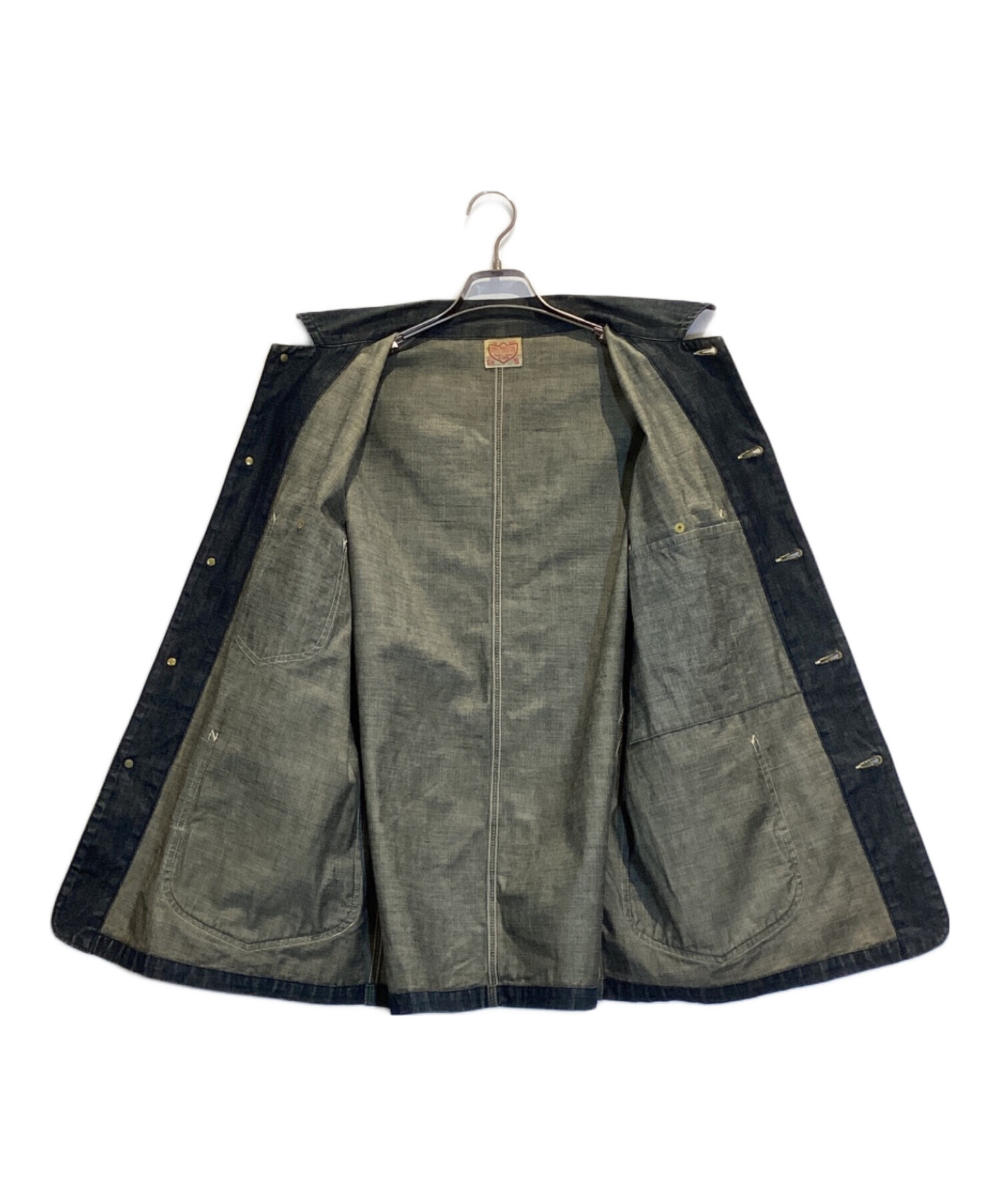 中古・古着通販】FULLCOUNT (フルカウント) カバーオール インディゴ