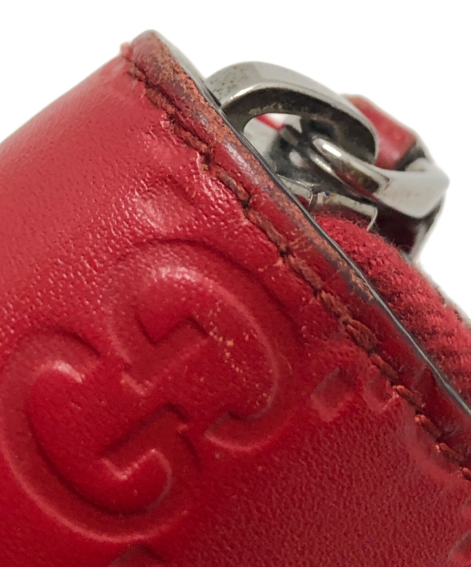 中古・古着通販】GUCCI (グッチ) 長財布 レッド サイズ:表記なし