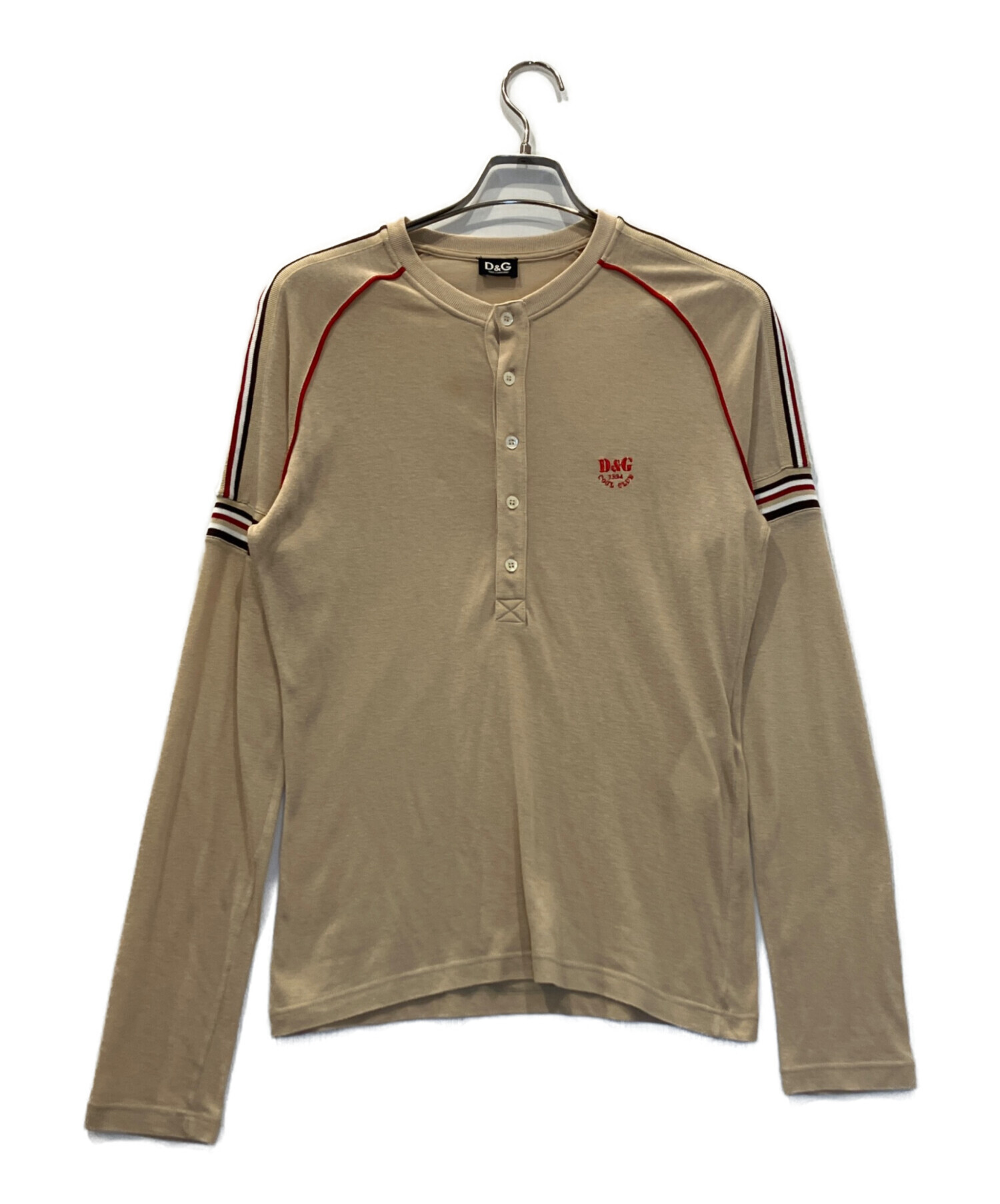 dolce&gabbana ヘンリーネックカットソー　ステッチデザイン 中古・古着通販】DOLCE & GABBANA (ドルチェ＆ガッバーナ) ヘンリー