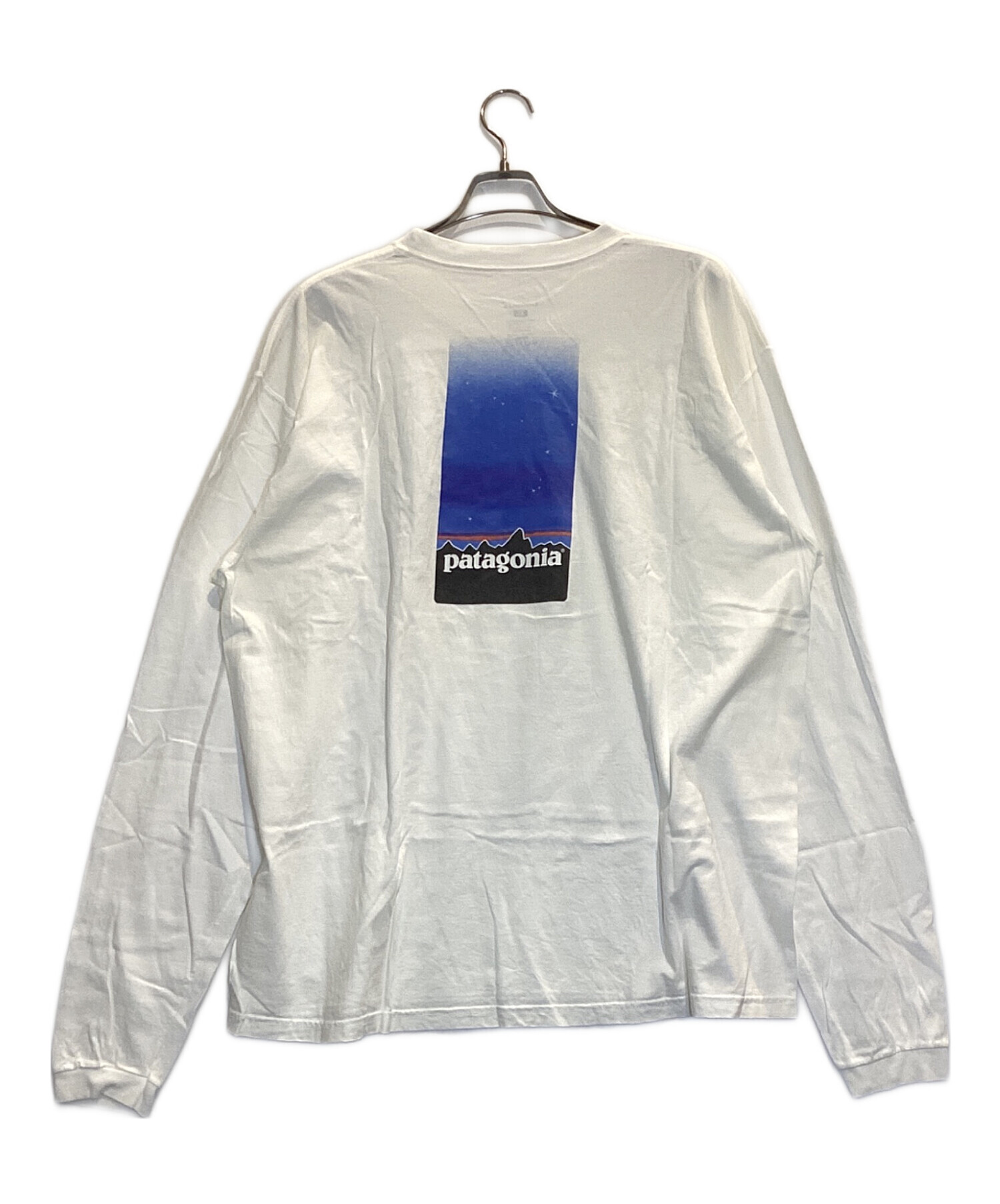 中古・古着通販】Patagonia (パタゴニア) 長袖Tシャツ ホワイト サイズ