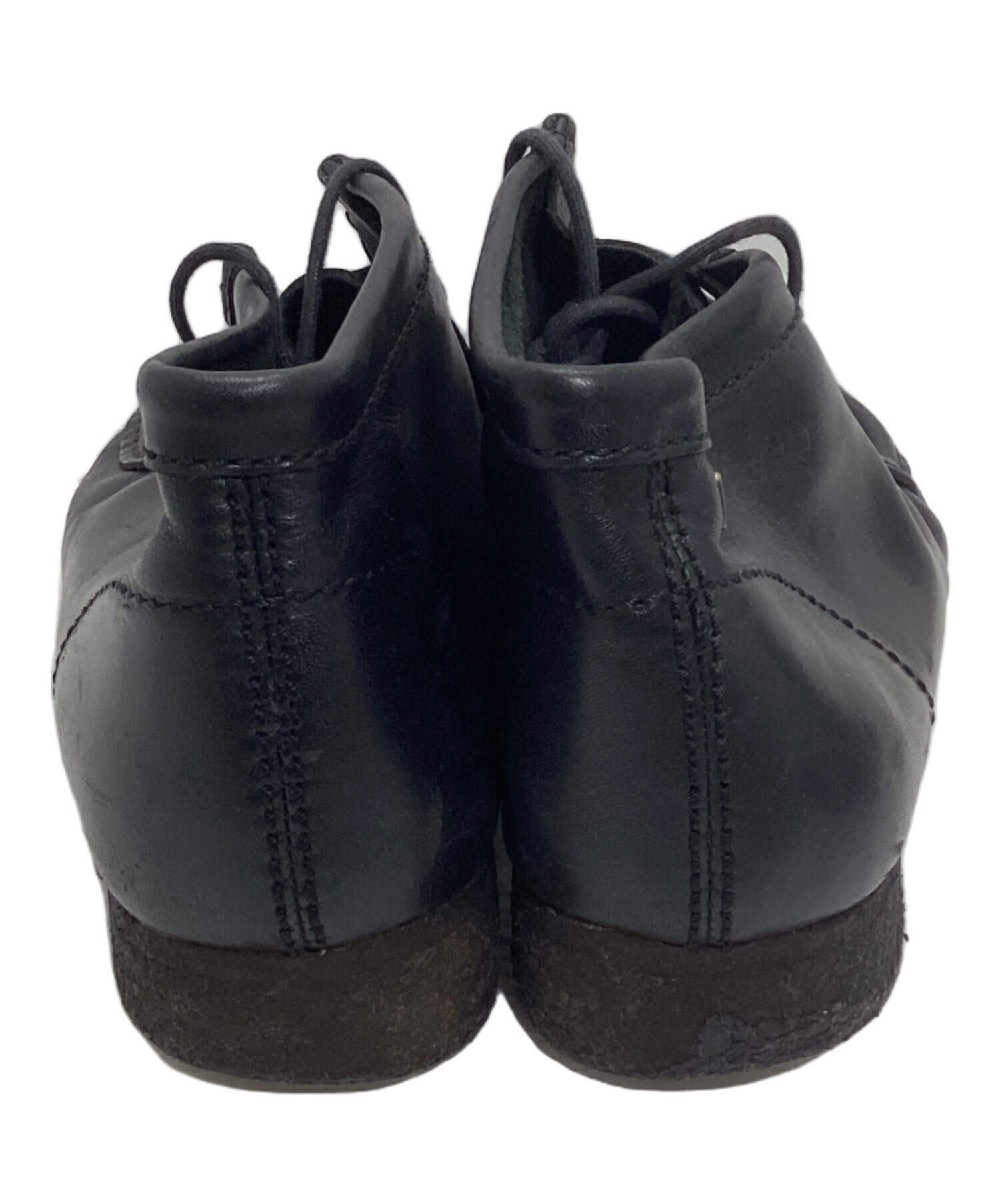 中古・古着通販】CLARKS (クラークス) ワラビーブーツ ブラック サイズ
