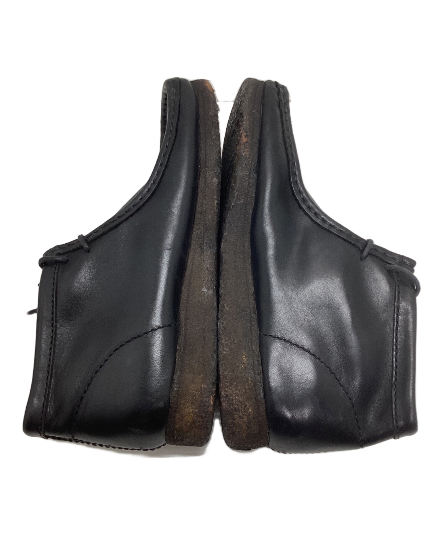中古・古着通販】CLARKS (クラークス) ワラビーブーツ ブラック サイズ