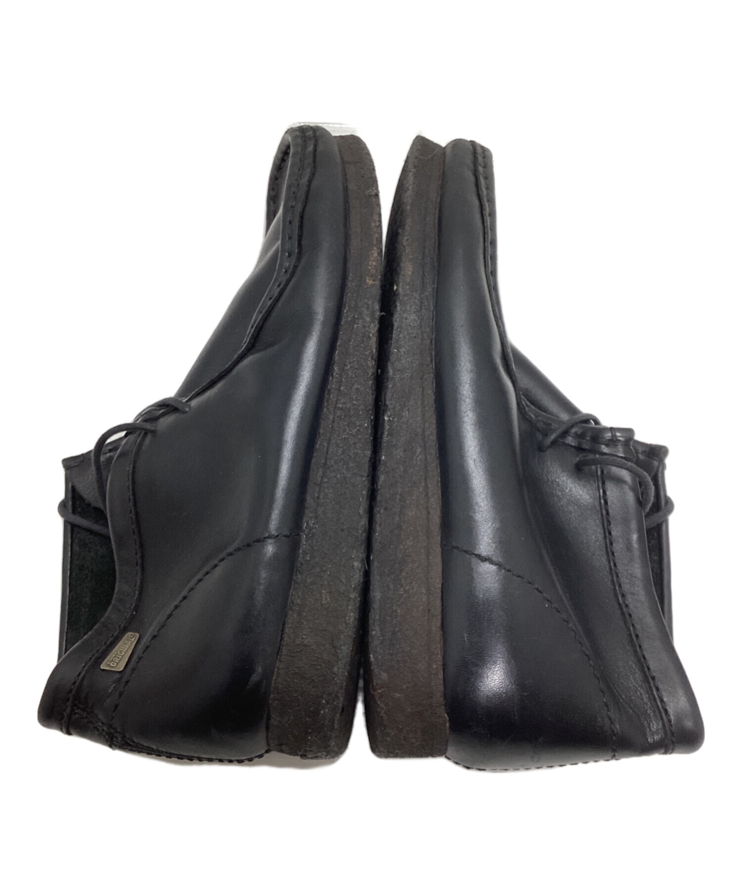 中古・古着通販】CLARKS (クラークス) ワラビーブーツ ブラック サイズ