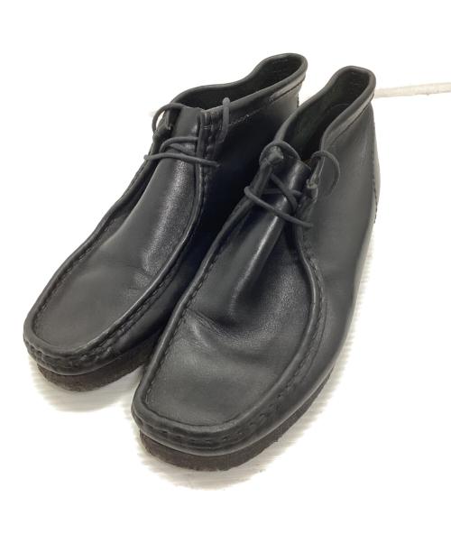 中古・古着通販】CLARKS (クラークス) ワラビーブーツ ブラック サイズ