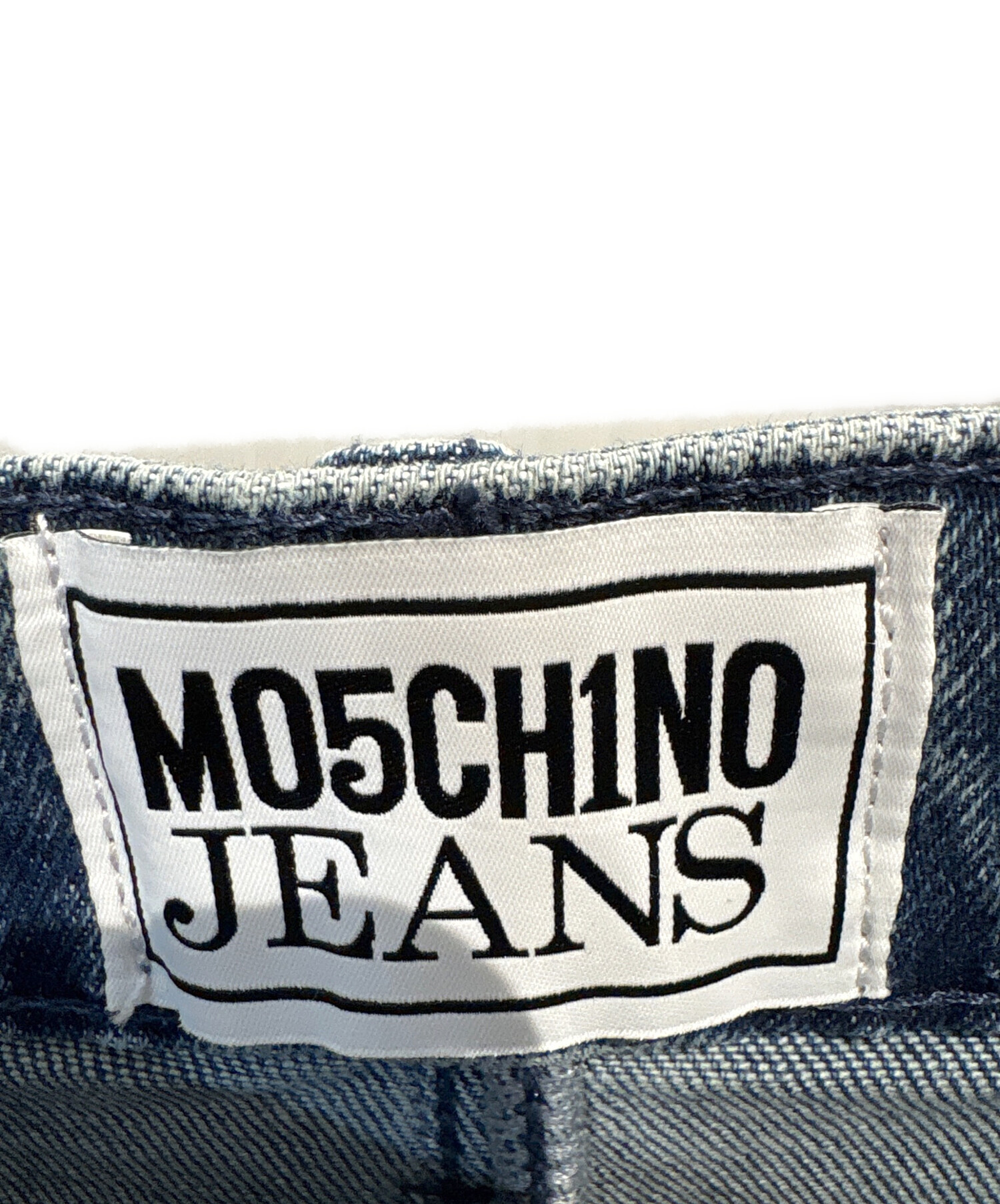 モスキーノ・ジーンズ 28 W62 ストレッチ イタリア製 中古・古着通販】MOSCHINO JEANS (モスキーノジーンズ) パールトリム