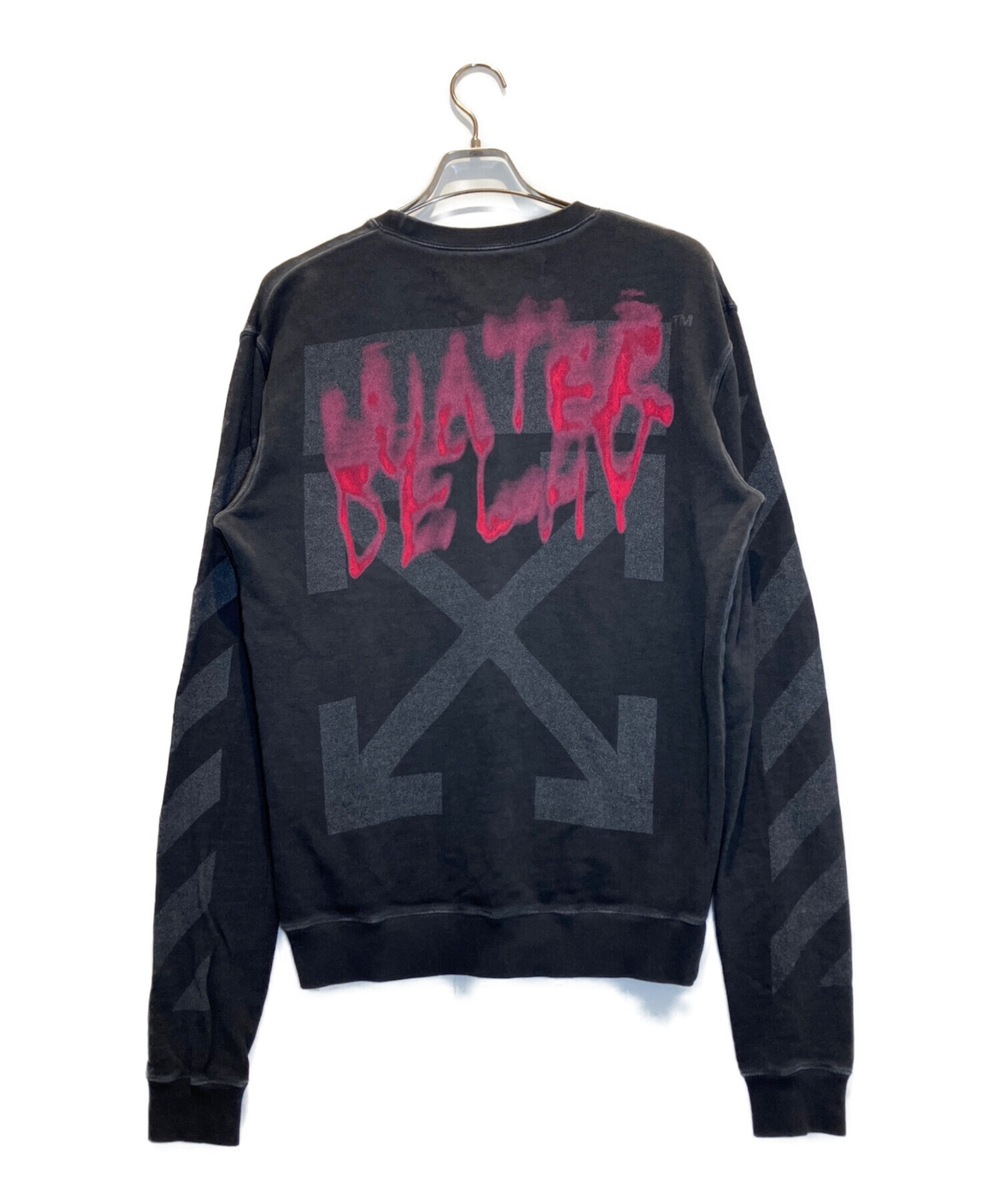 中古・古着通販】OFFWHITE (オフホワイト) プリントスウェット 