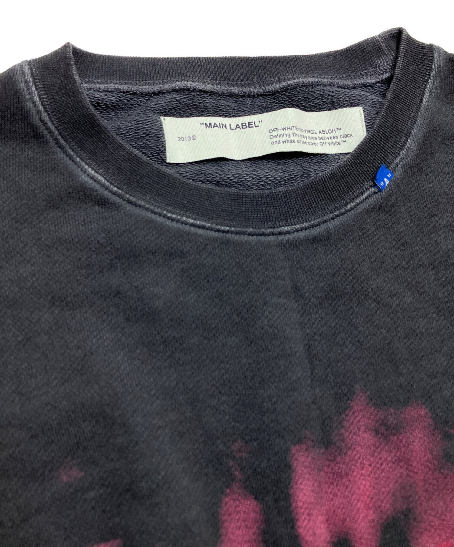中古・古着通販】OFFWHITE (オフホワイト) プリントスウェット 