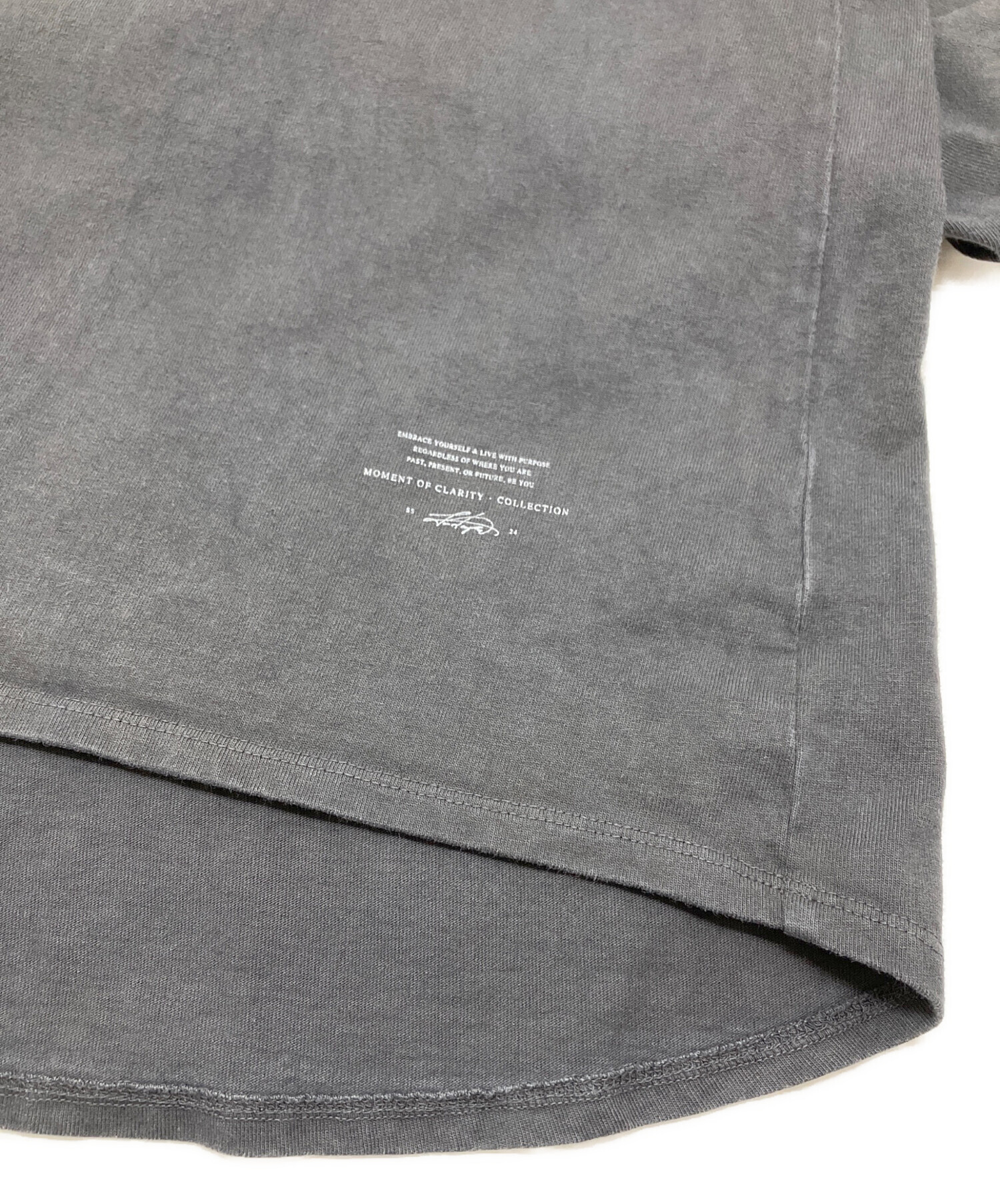 中古・古着通販】jun nakayama (ジュンナカヤマ) Tシャツ グレー 