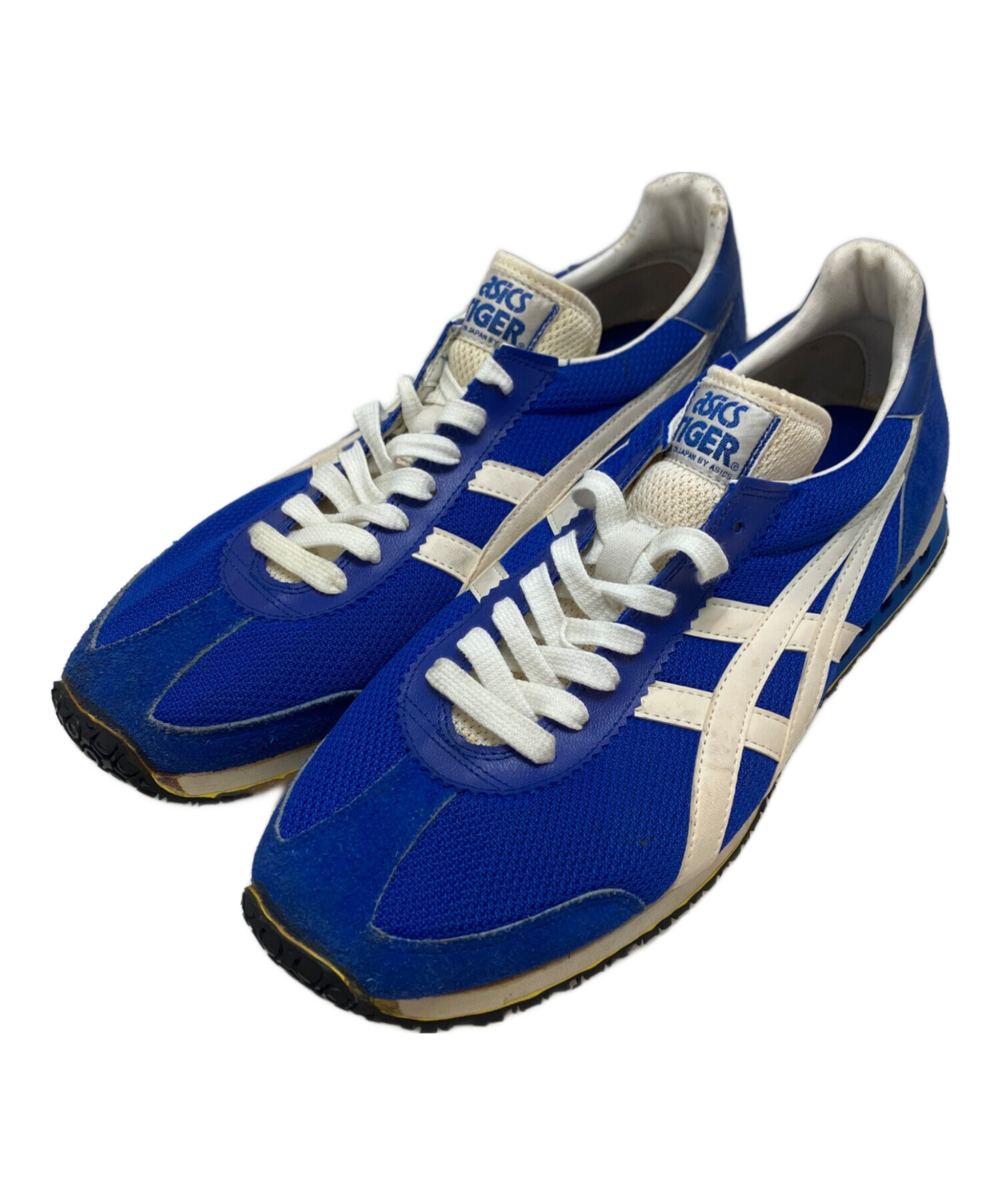 asics tiger ultimate アシックスタイガー スニーカー 青 中古・古着通販】asics tiger (アシックスタイガー) シューズ ブルー