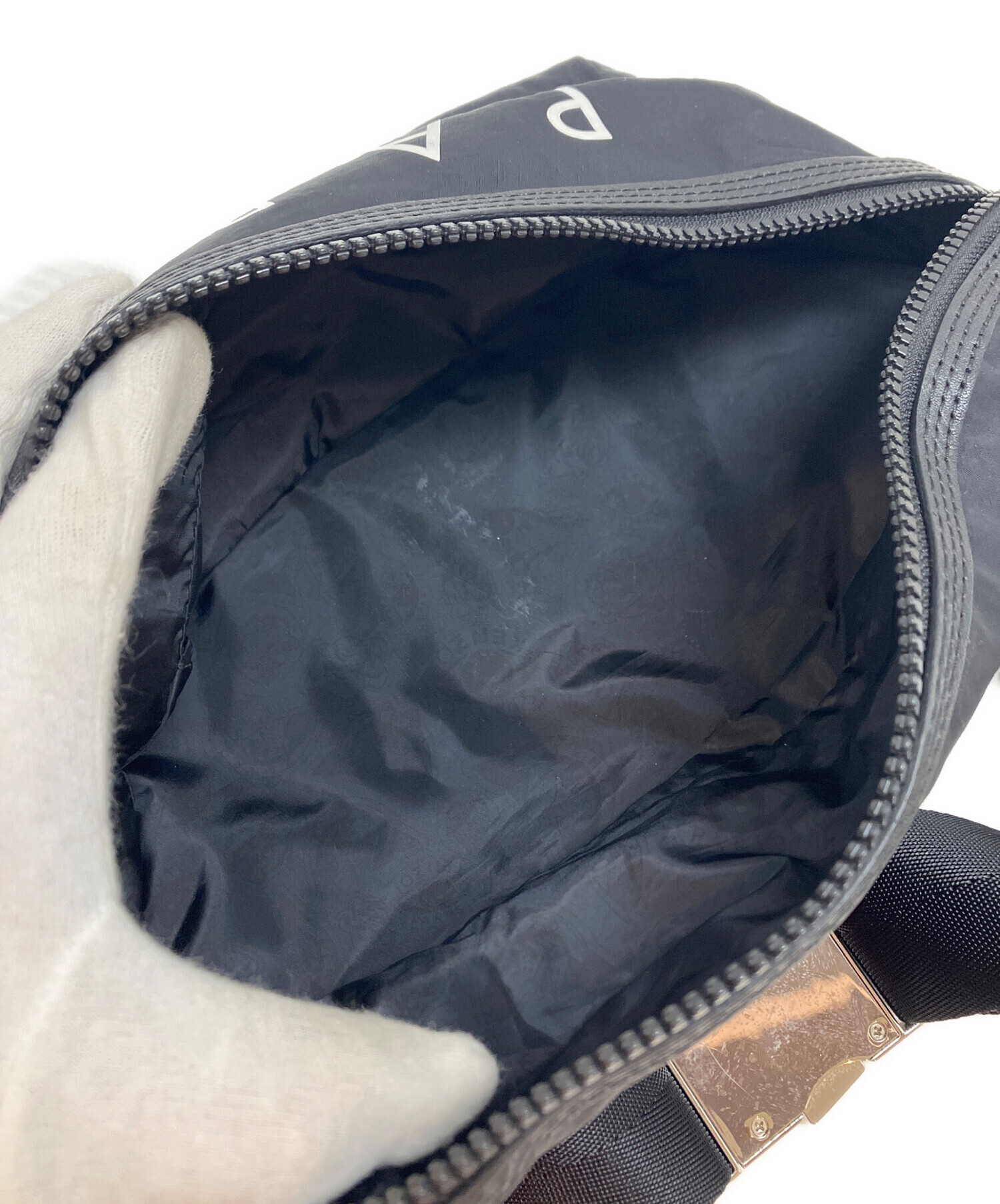 中古・古着通販】KENZO (ケンゾー) LOGO BUMBAG ブラック｜ブランド