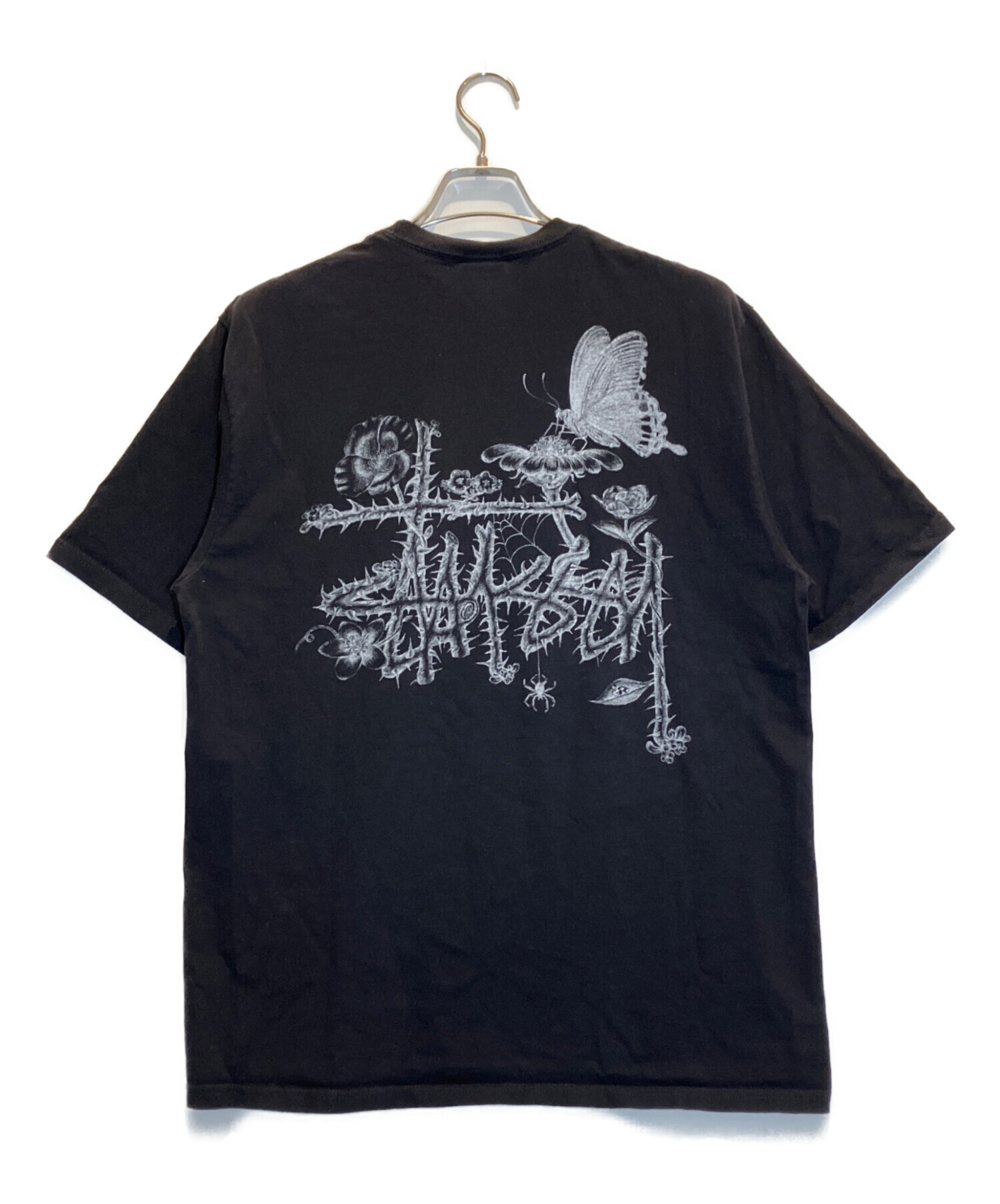 中古・古着通販】stussy (ステューシー) プリントTシャツ ブラック