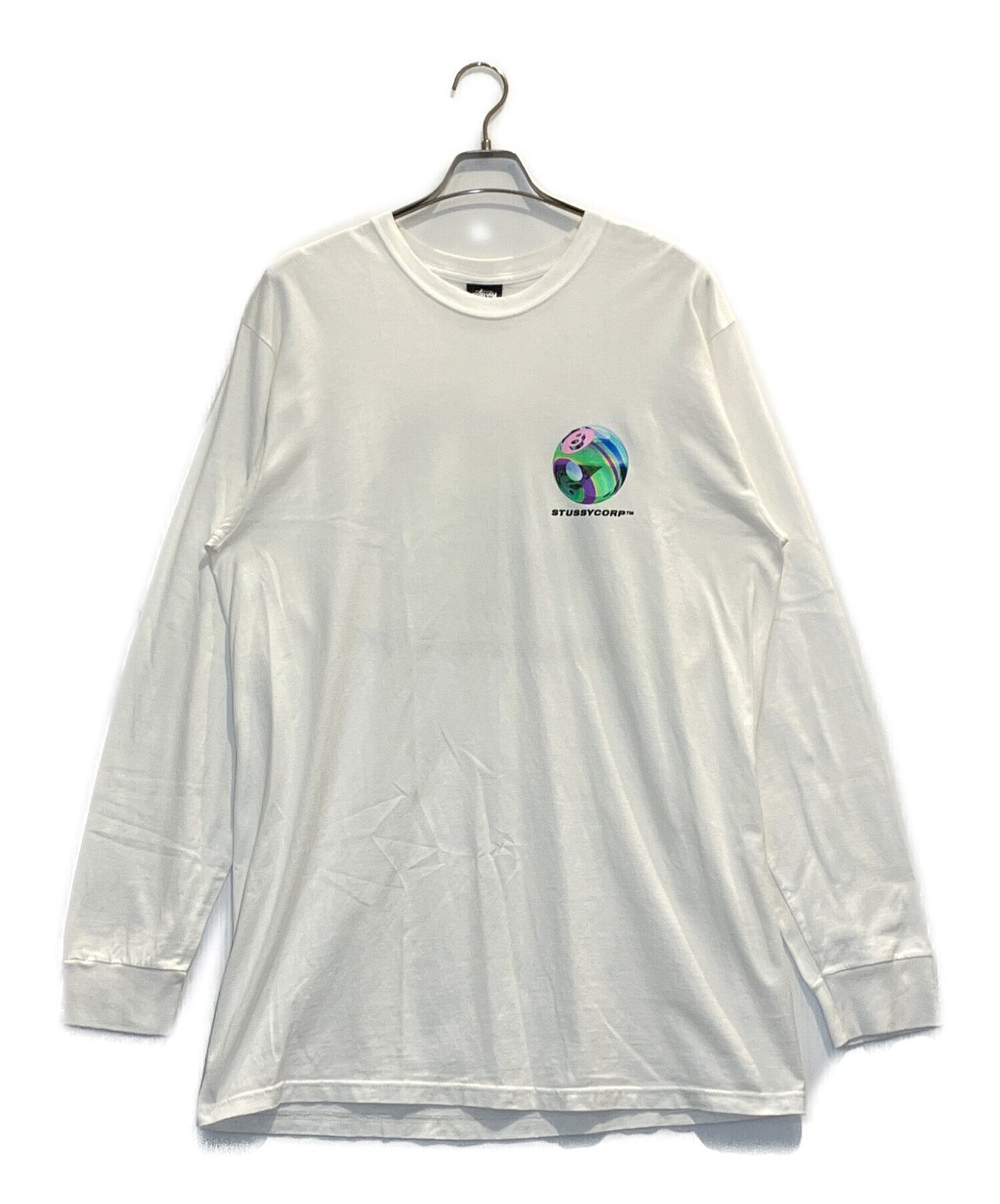中古・古着通販】stussy (ステューシー) プリントカットソー ホワイト
