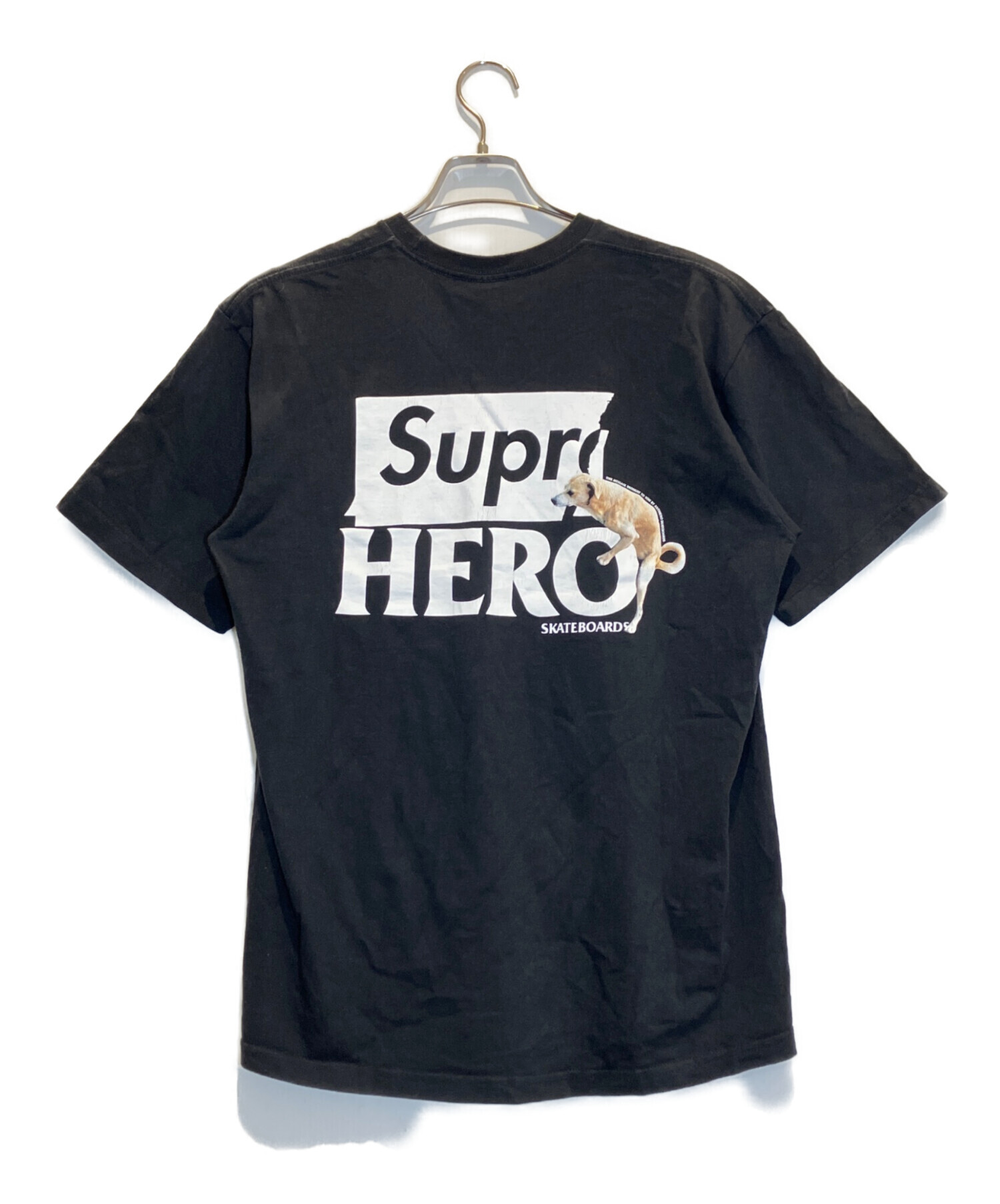 中古・古着通販】SUPREME (シュプリーム) ANTIHERO Dog Tee ブラック 