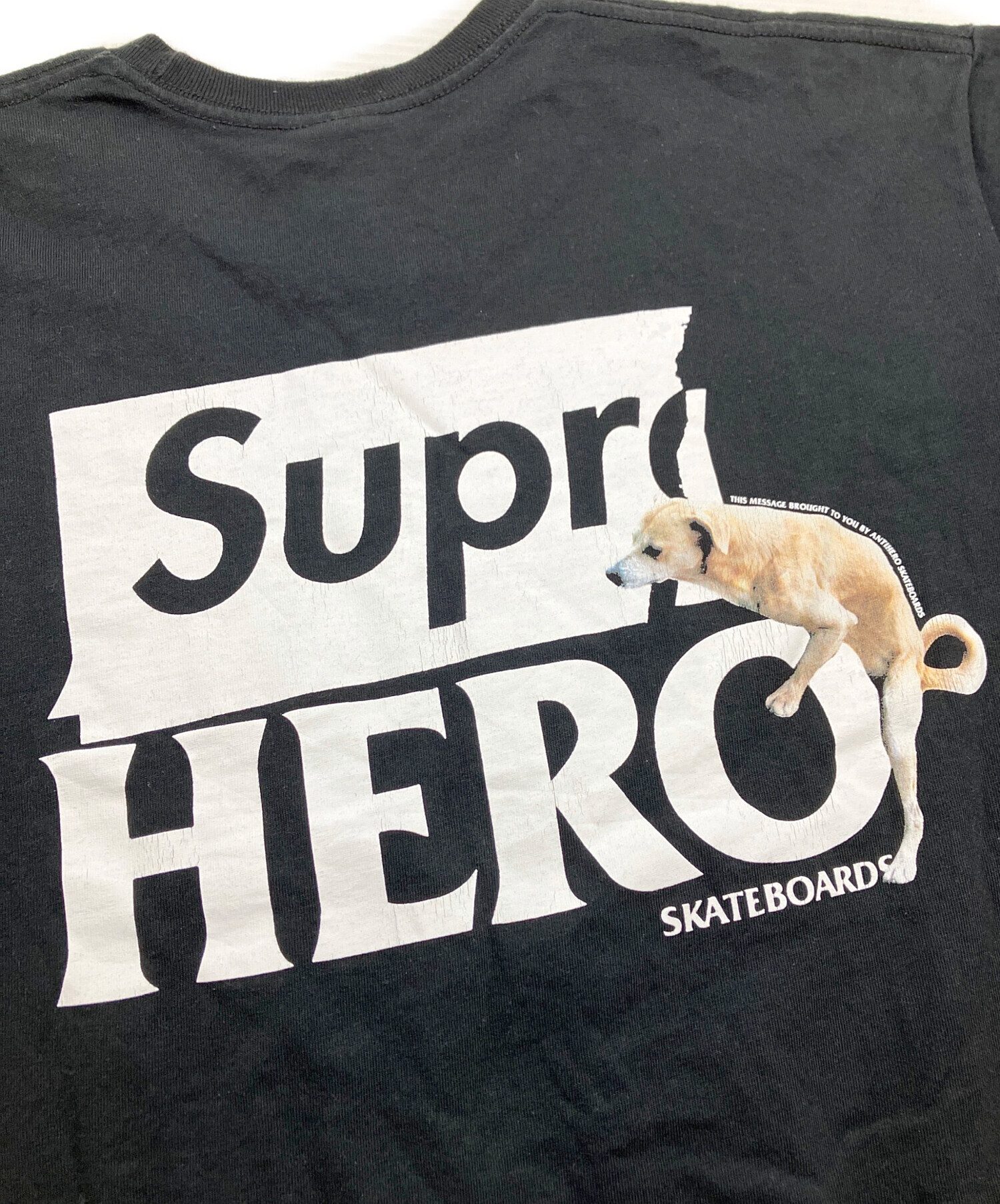 中古・古着通販】SUPREME (シュプリーム) ANTIHERO Dog Tee ブラック