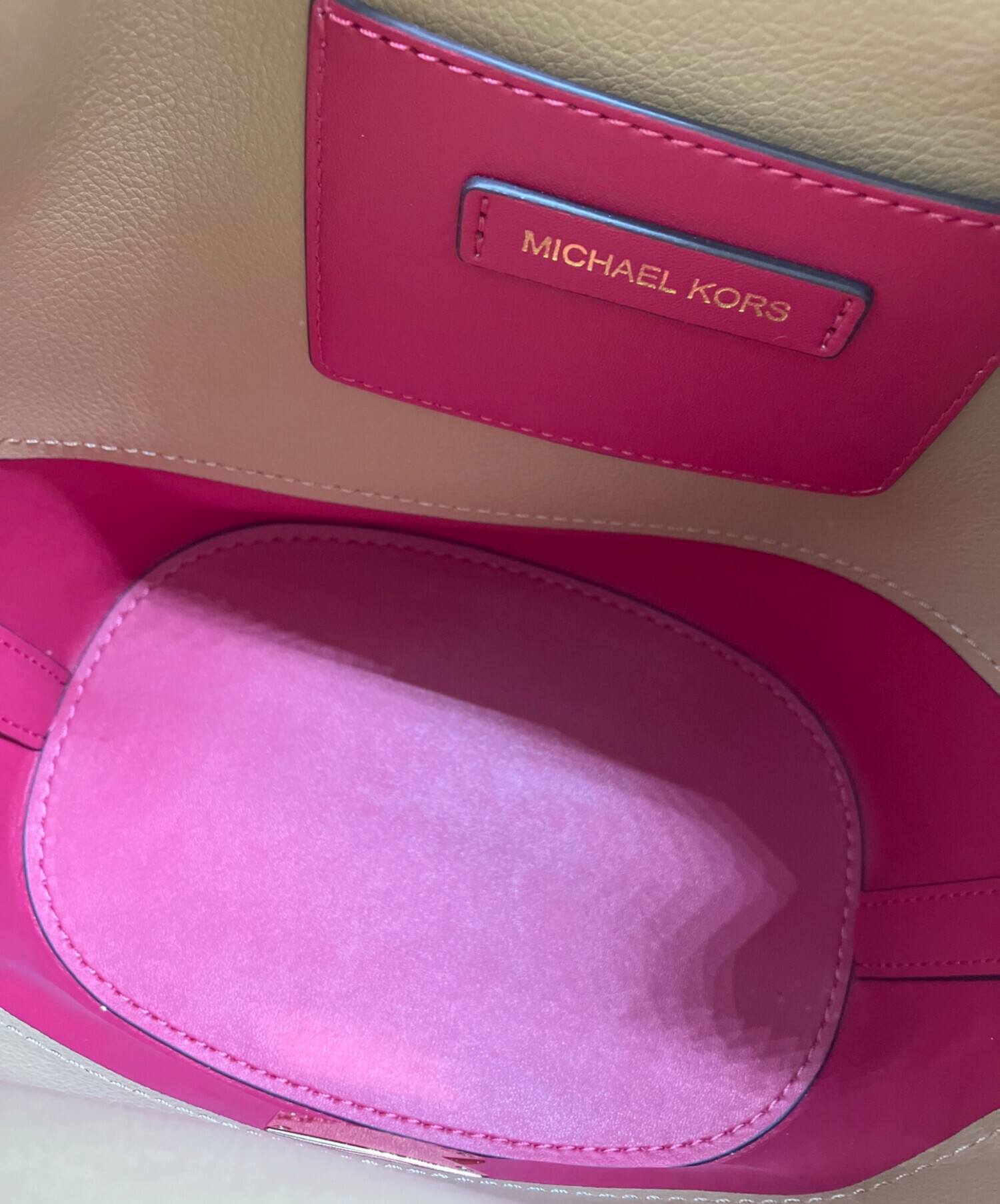 中古・古着通販】MICHAEL KORS (マイケルコース) 巾着型2WAYバッグ 