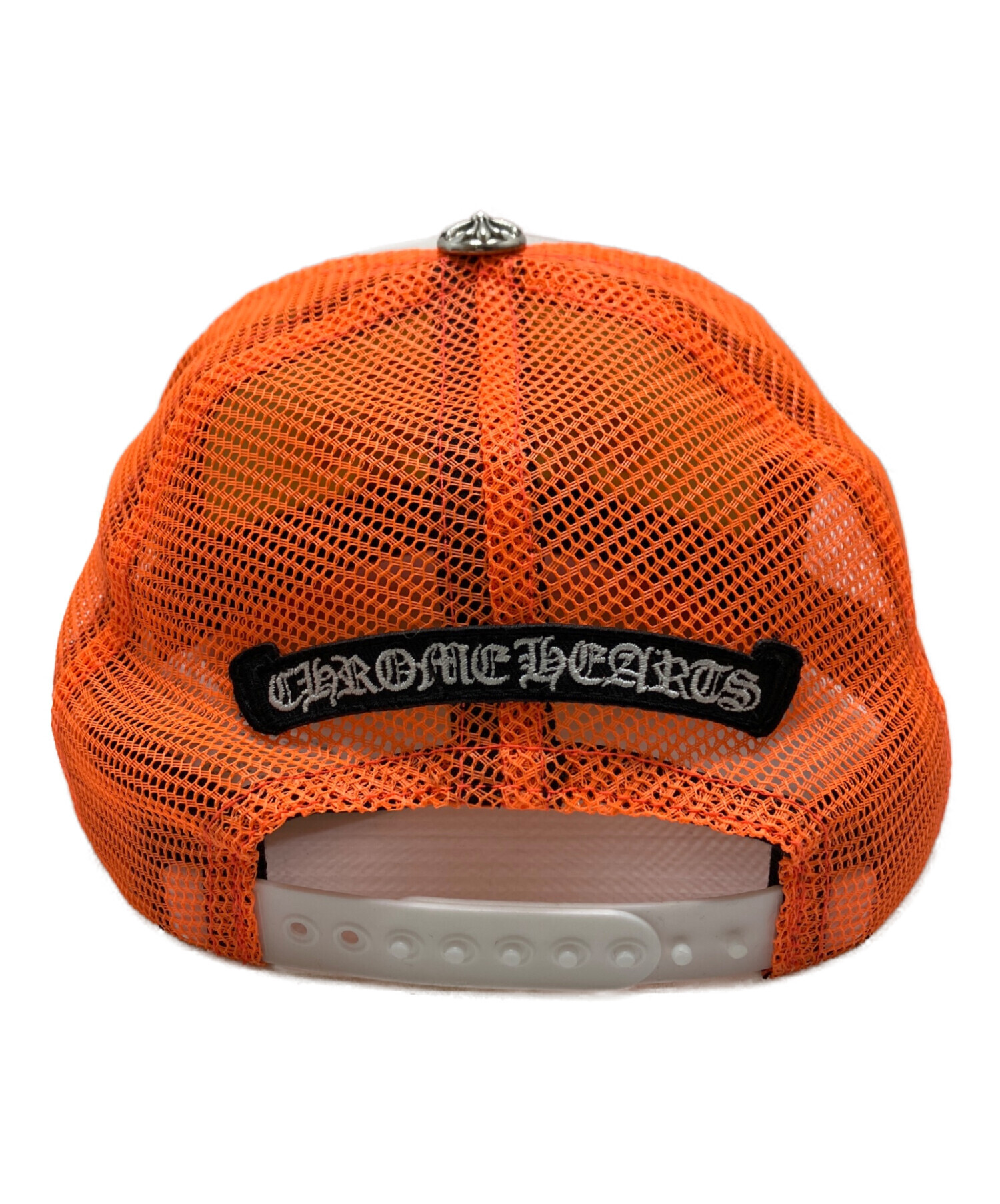 中古・古着通販】CHROME HEARTS (クロムハーツ) TRUCKER CAP オレンジ