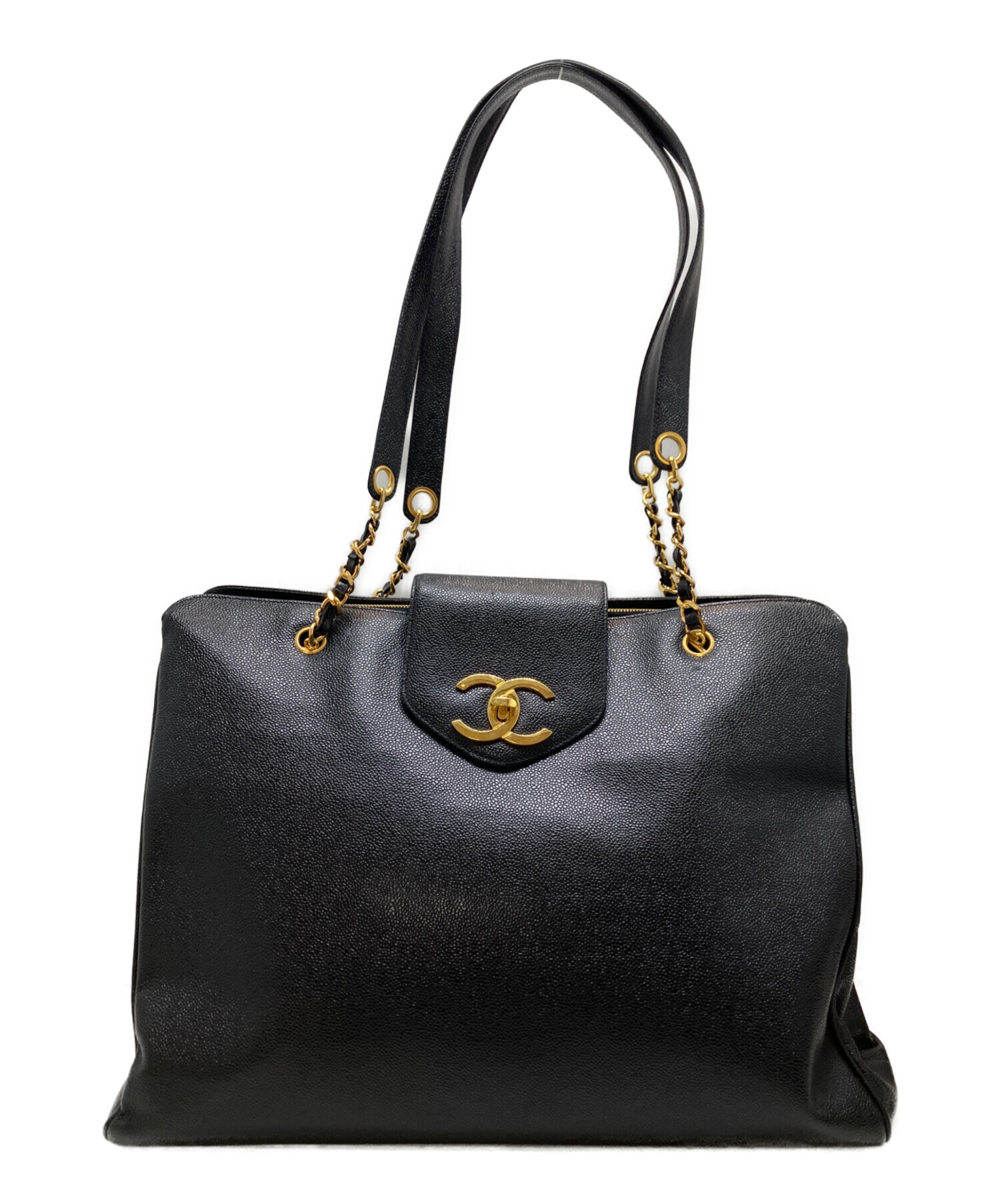 シャネル　美品 中古・古着通販】CHANEL (シャネル) ココマークスーパーモデルバッグ