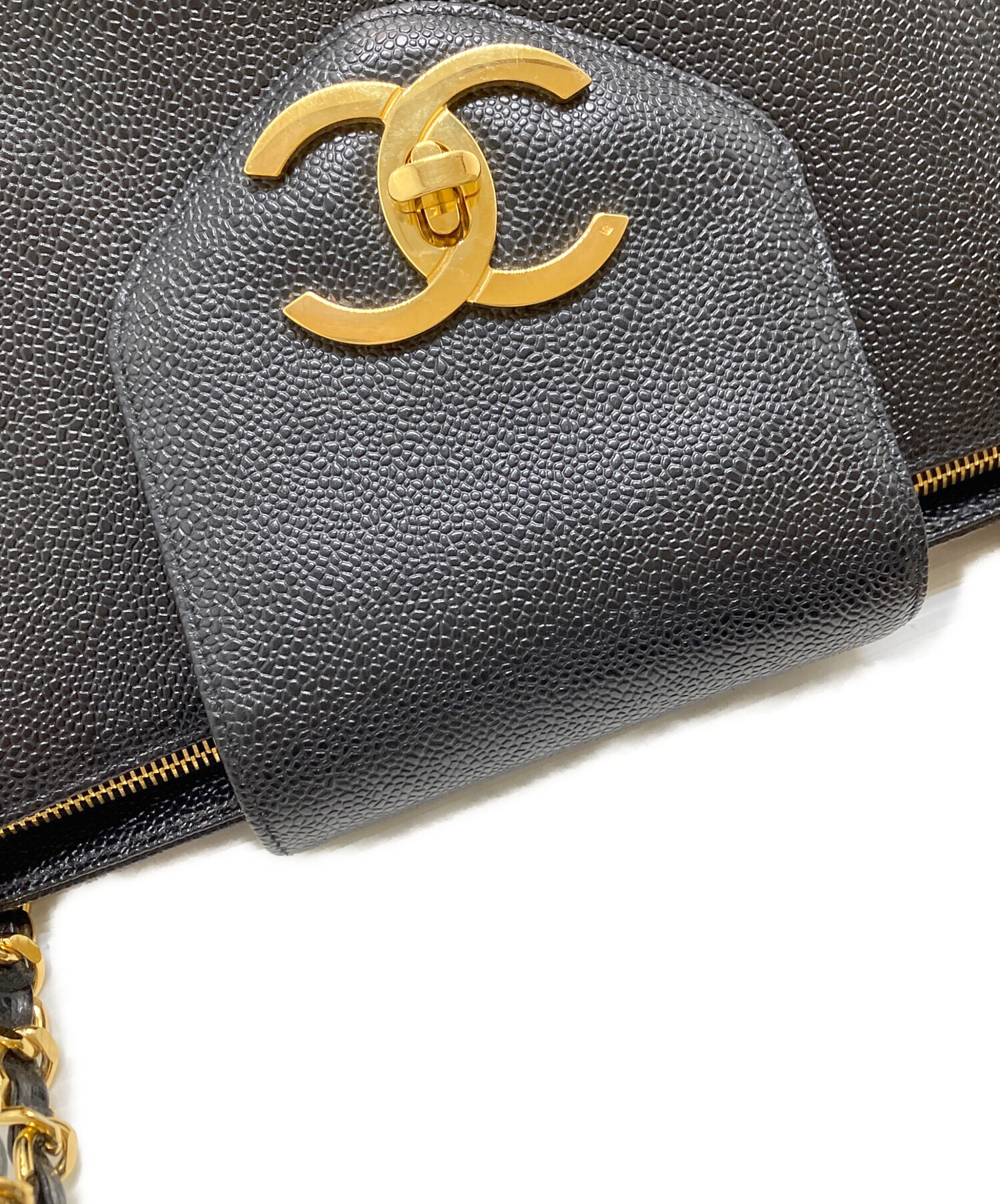 激レアCHANEL出品中 中古・古着通販】CHANEL (シャネル) ココマークスーパーモデルバッグ