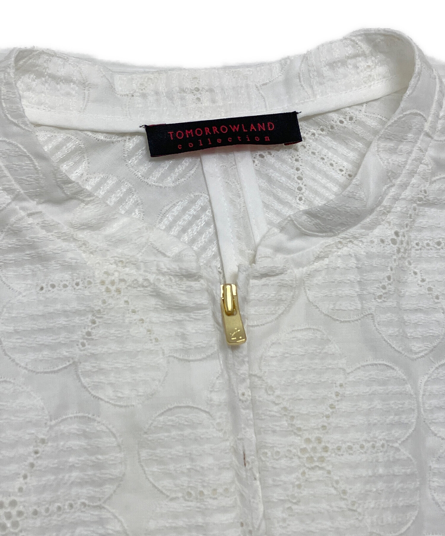 タグ付きTOMRROWLAND collection フラワー ジップブルゾン 中古・古着通販】TOMORROW LAND collection (トゥモローランド