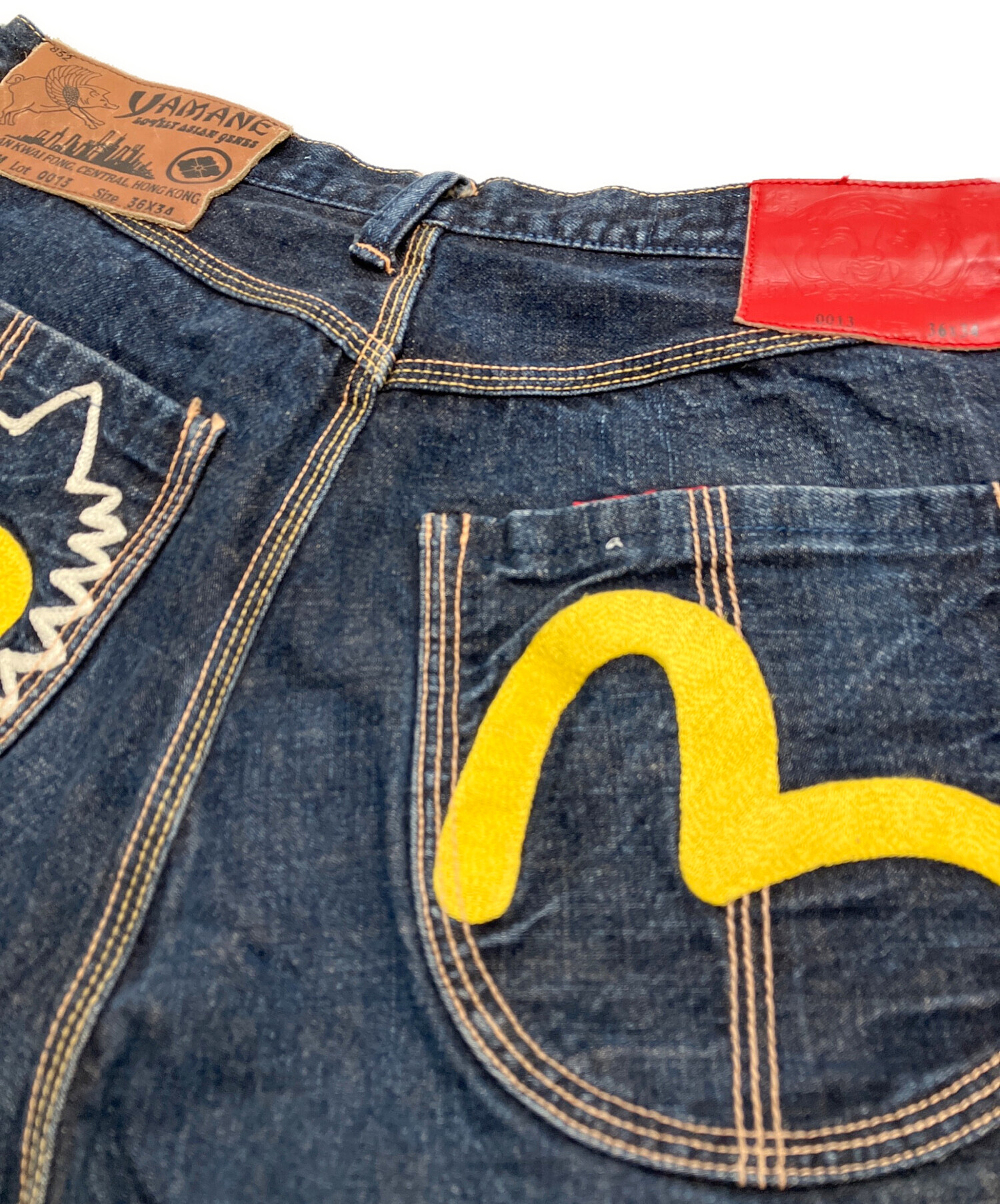 中古・古着通販】YAMANE (ヤマネ) EVISU (エヴィス) デニムパンツ