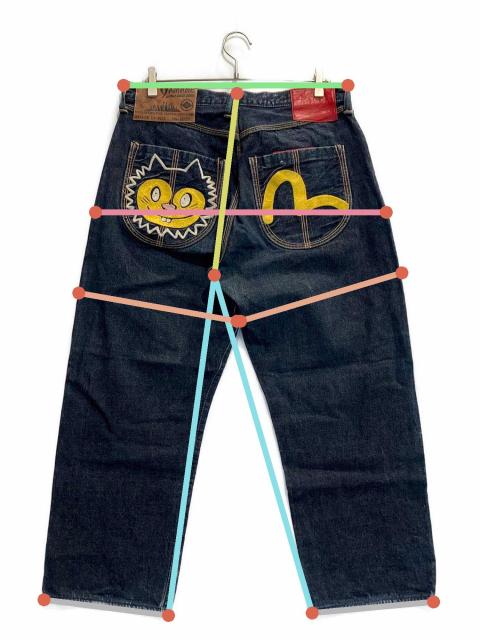 中古・古着通販】YAMANE (ヤマネ) EVISU (エヴィス) デニムパンツ