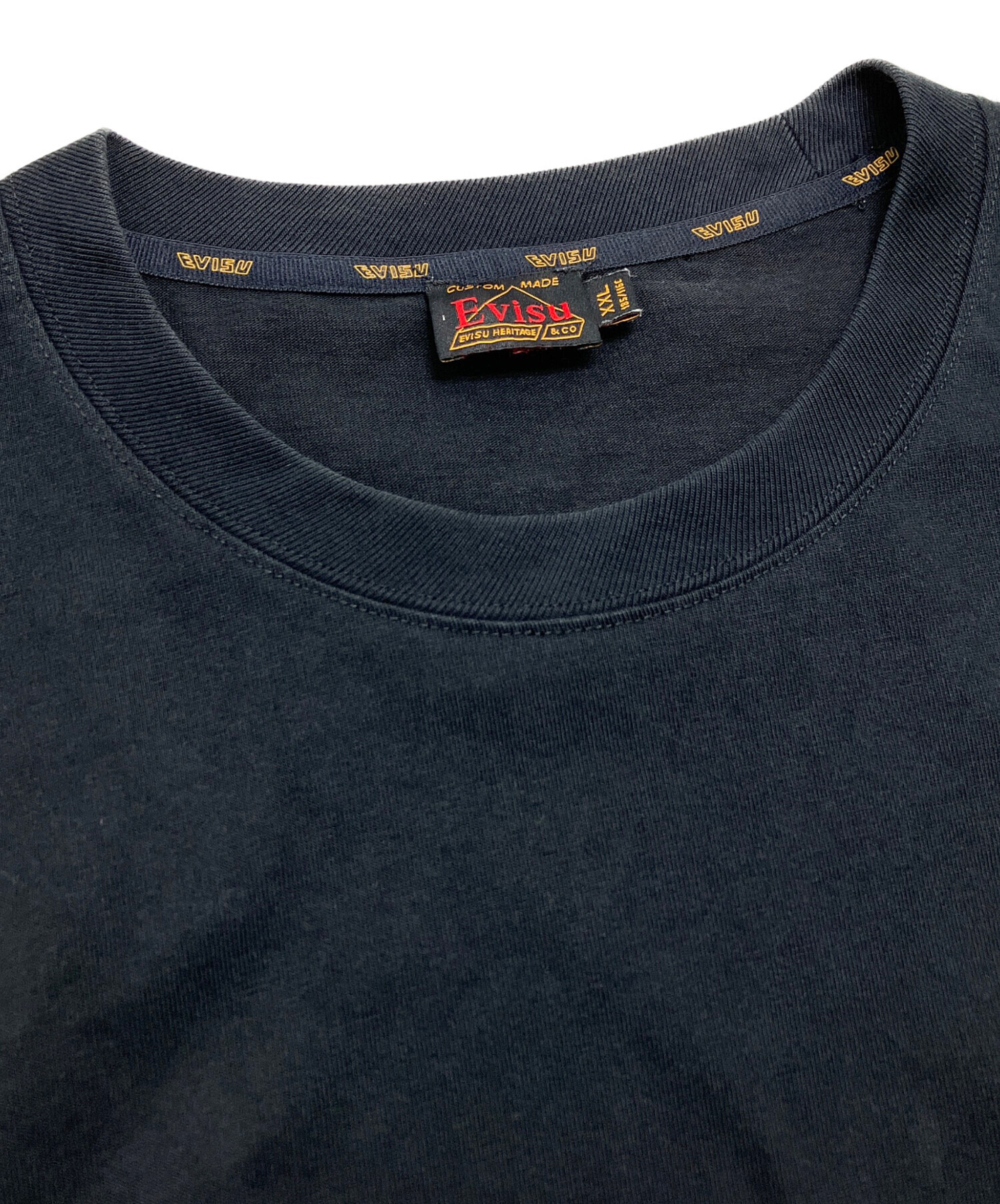 中古・古着通販】EVISU (エヴィス) 家紋とカモメ大黒の発泡プリント 