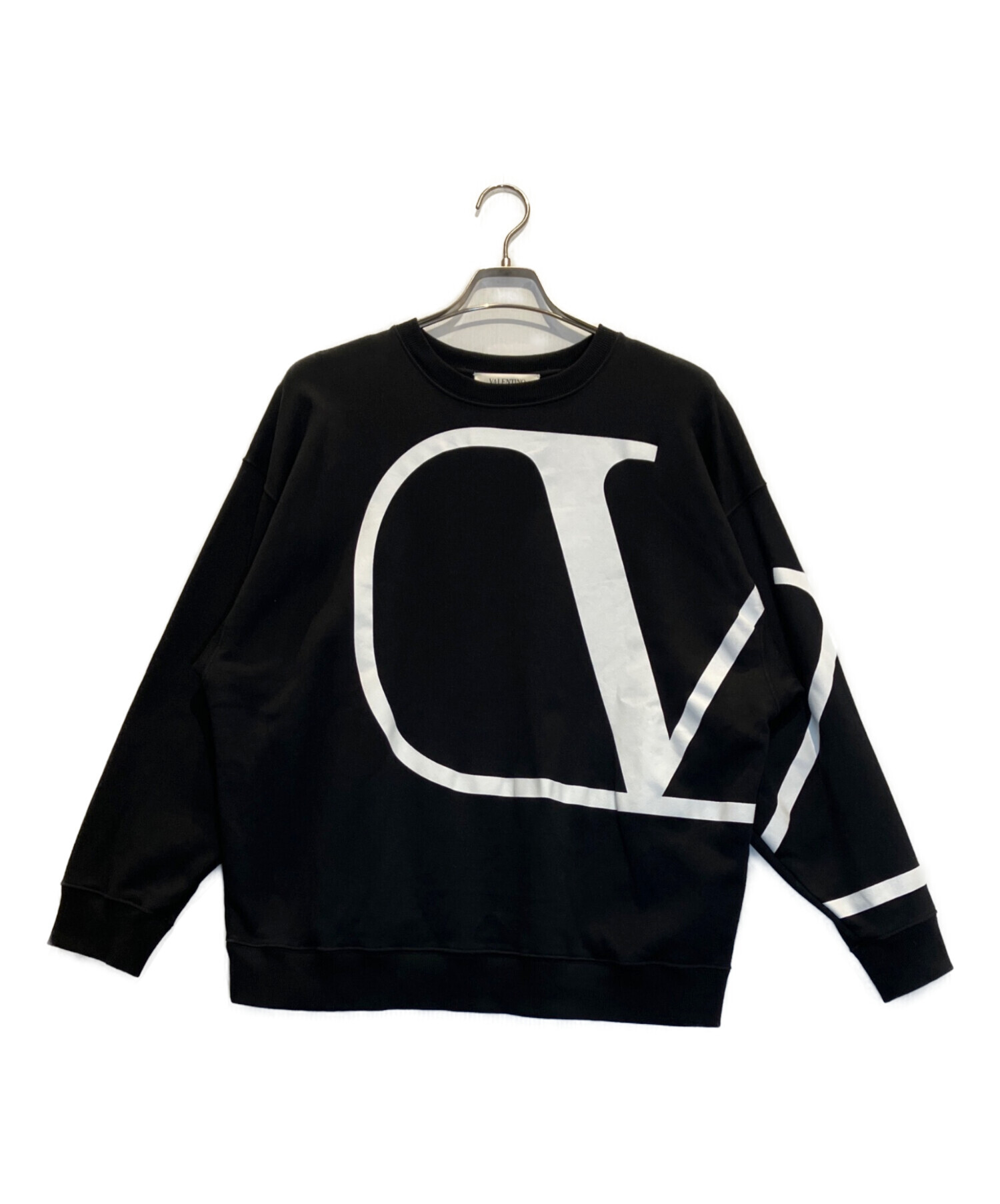 VALENTINO ゴルフ　刺繍　トレーナー　ヨーロッパ古着 中古・古着通販】VALENTINO (ヴァレンティノ) ロゴスウェット ブラック