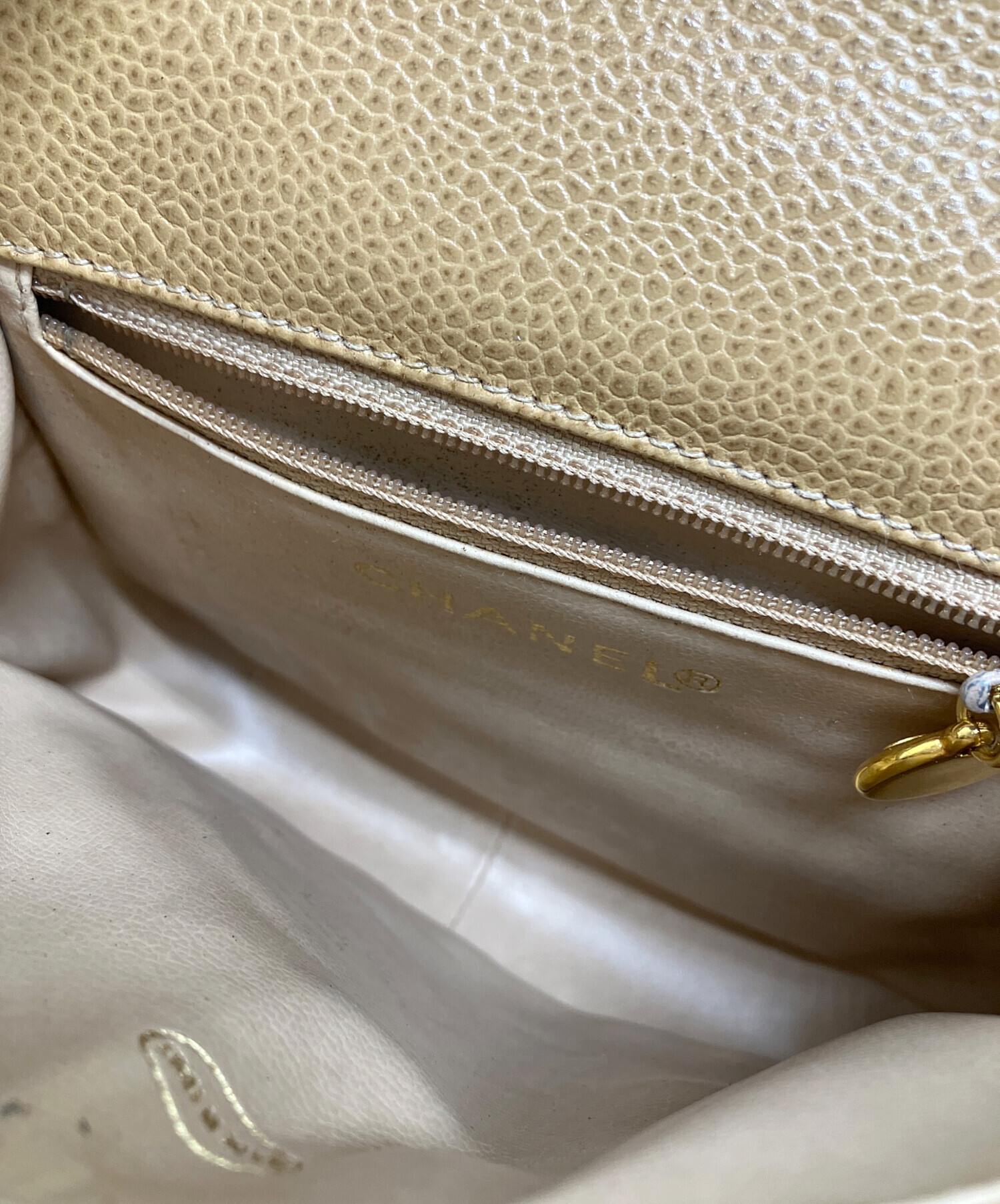 中古・古着通販】CHANEL (シャネル) ウエストバッグ ベージュ