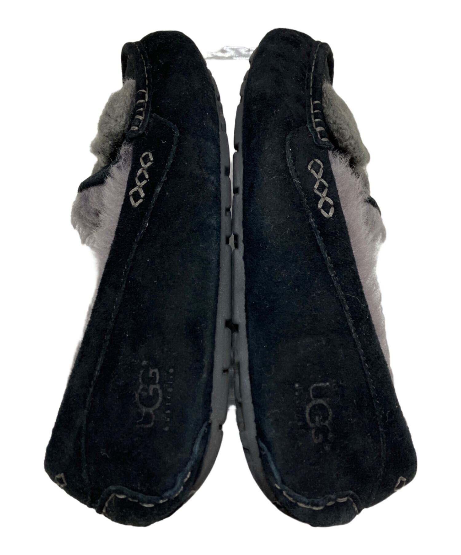 中古・古着通販】UGG (アグ) ANSLEY リボンモカシン ブラック サイズ