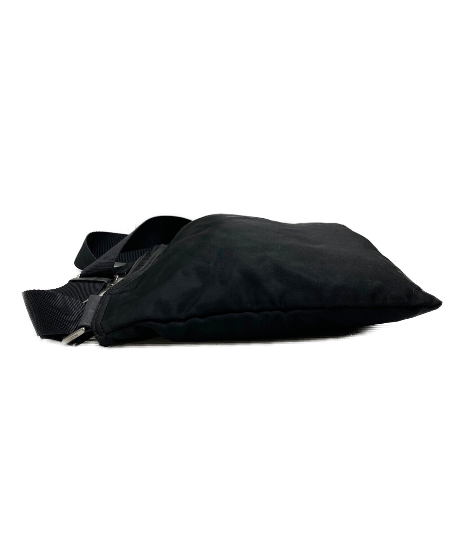 中古・古着通販】PRADA (プラダ) ナイロンショルダーバッグ ブラック