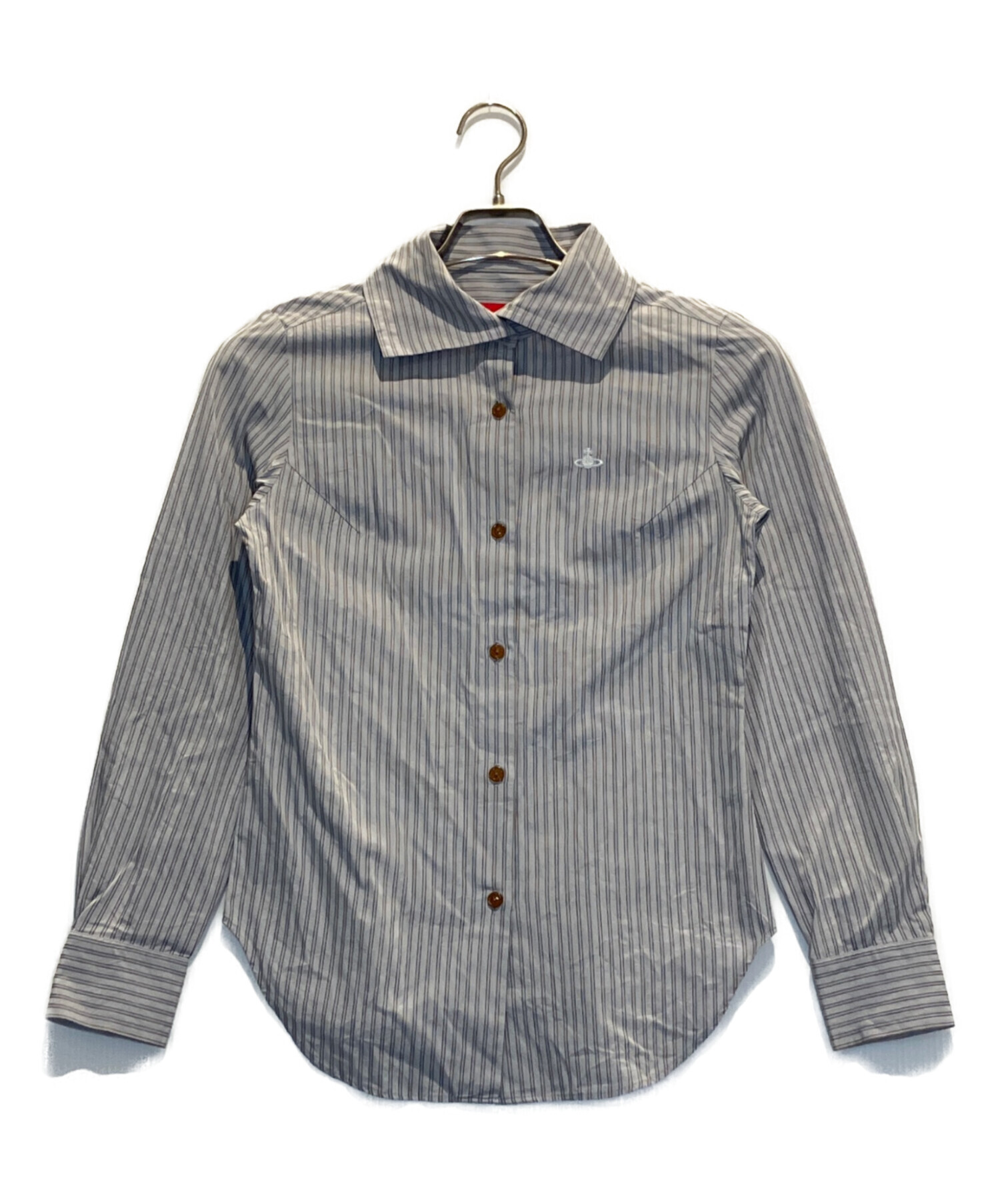 ヴィヴィアンウエストウッド ストライプ 長袖シャツ 日本製 中古・古着通販】Vivienne Westwood RED LABEL (ヴィヴィアンウエスト