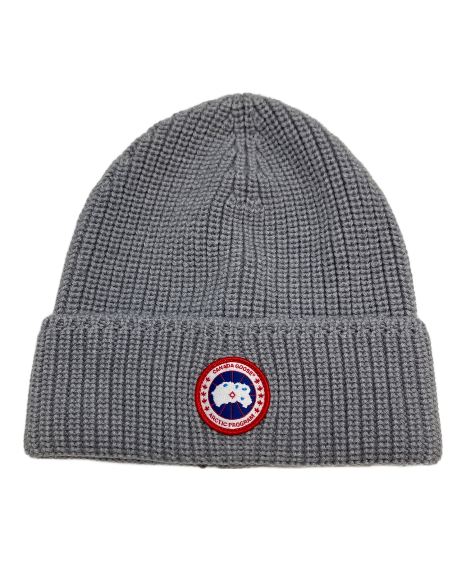   カナダグース　ニット帽　ブルーグレー 中古・古着通販】CANADA GOOSE (カナダグース) ニット帽 グレー サイズ