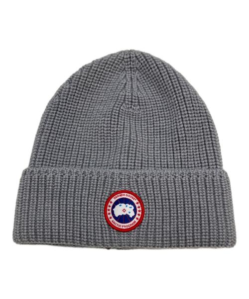 中古・古着通販】CANADA GOOSE (カナダグース) ニット帽 グレー サイズ