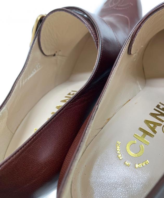 中古・古着通販】CHANEL (シャネル) ココマークヒールパンプス