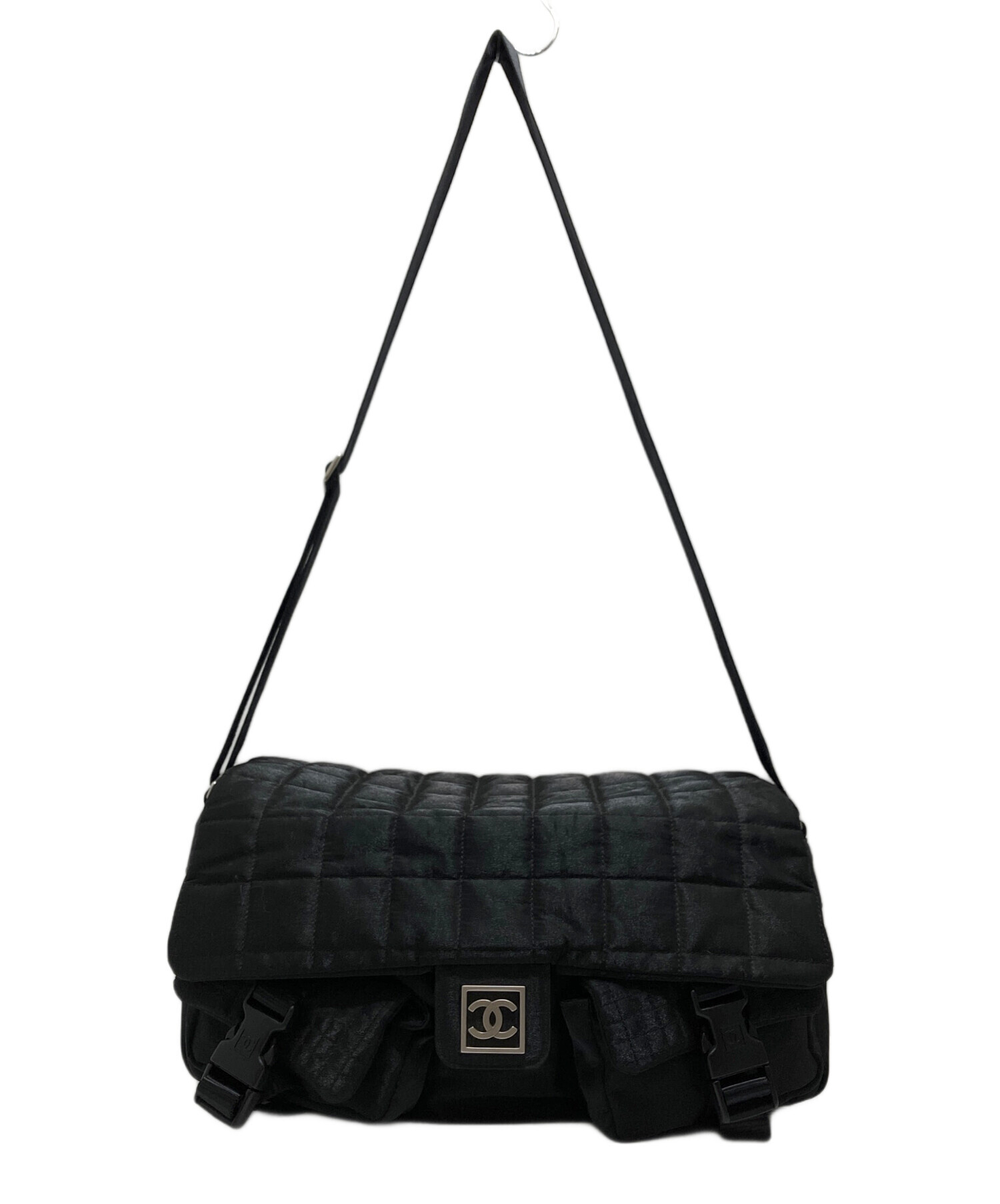 中古・古着通販】CHANEL (シャネル) ショルダーバッグ ブラック