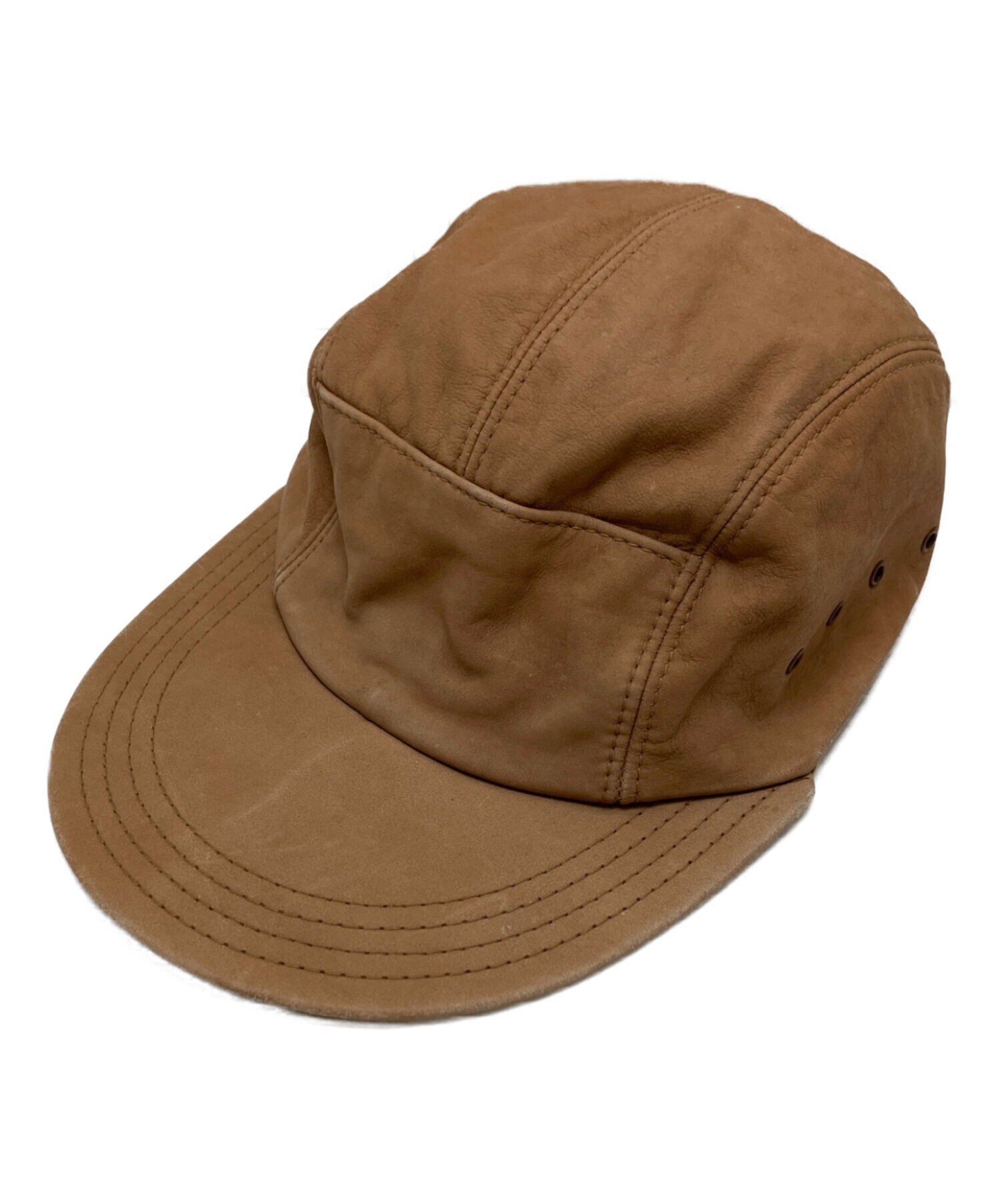 中古・古着通販】L.L.Bean (エルエルビーン) レザーキャップ ブラウン