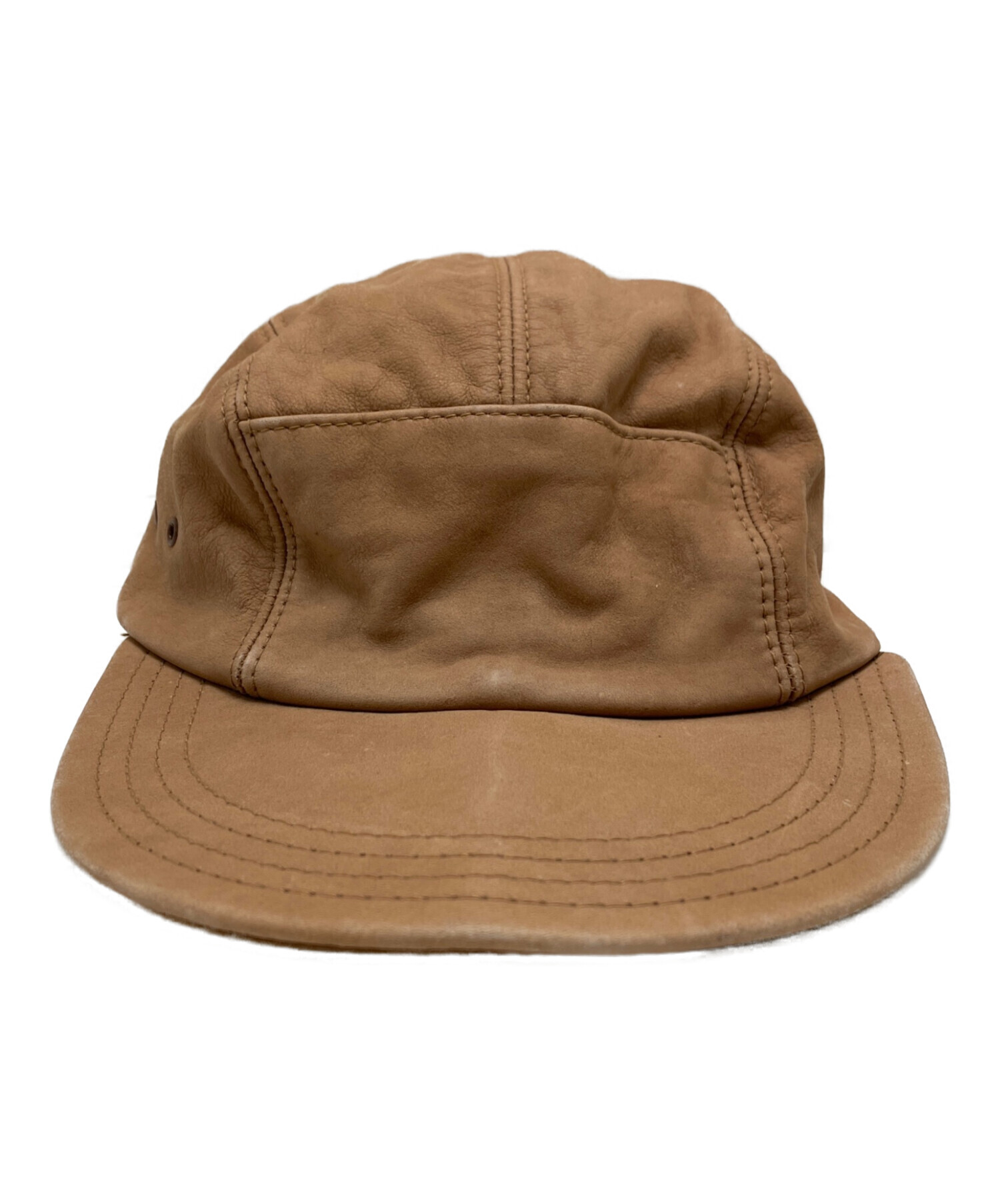 中古・古着通販】L.L.Bean (エルエルビーン) レザーキャップ ブラウン