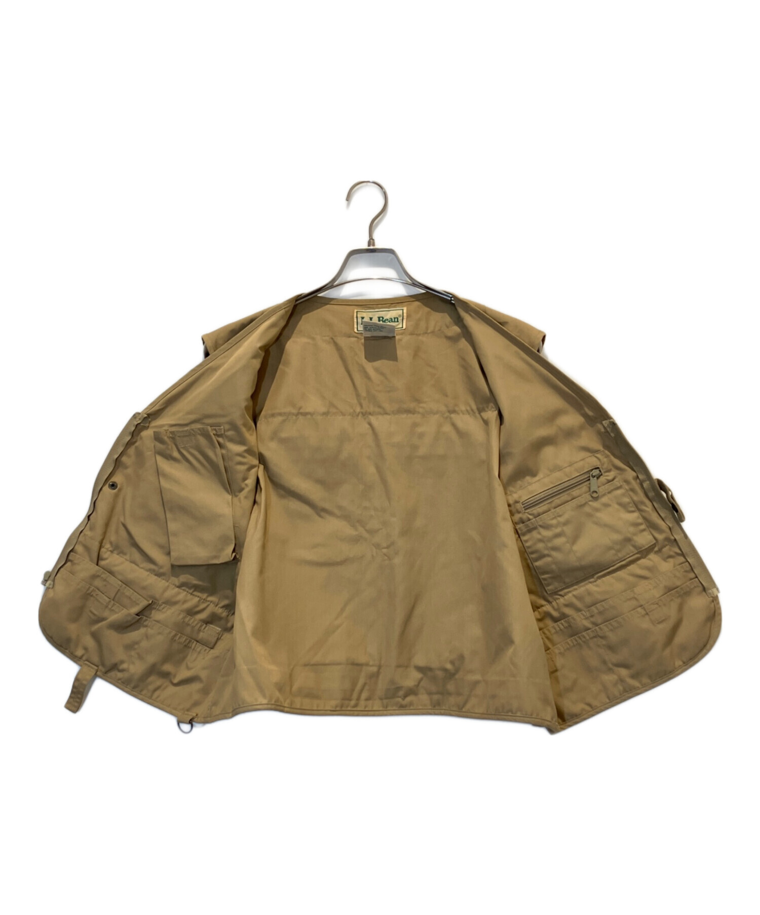 【激レア】美品　LL Bean フィッシングベスト カーキー　L 中古・古着通販】L.L.Bean (エルエルビーン) フィッシングベスト