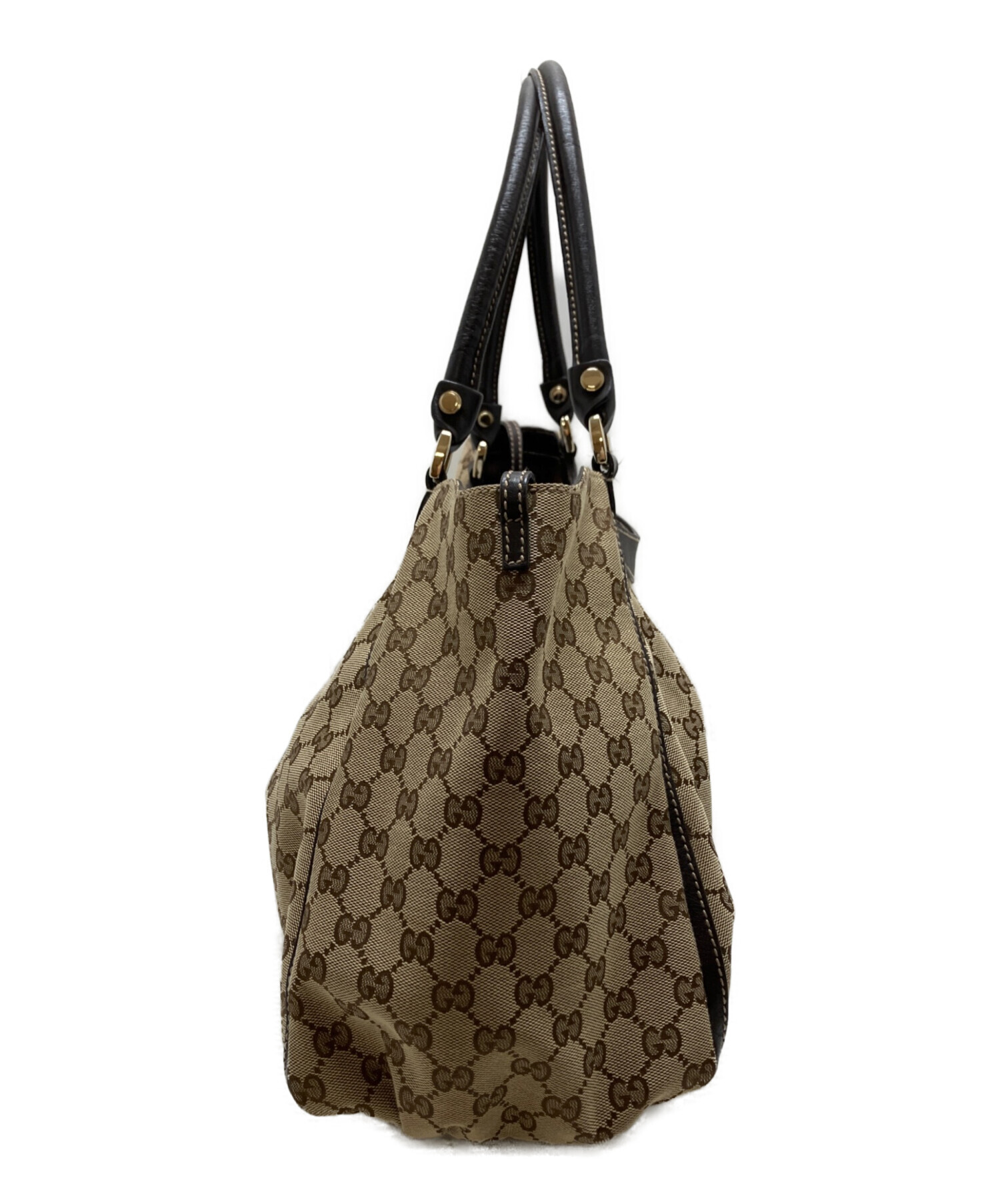 中古・古着通販】GUCCI (グッチ) GGキャンバス アビー トートバッグ