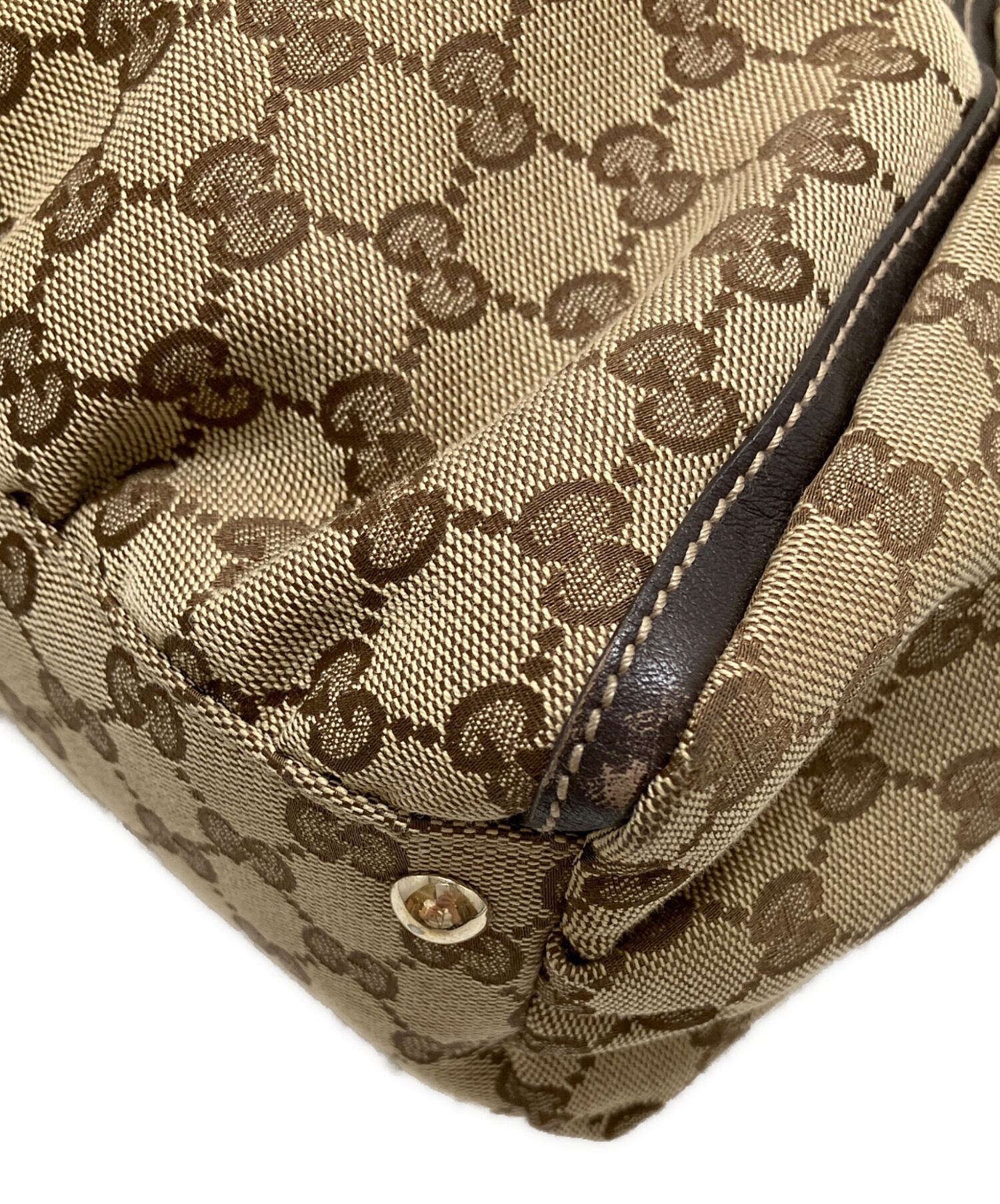 中古・古着通販】GUCCI (グッチ) GGキャンバス アビー トートバッグ