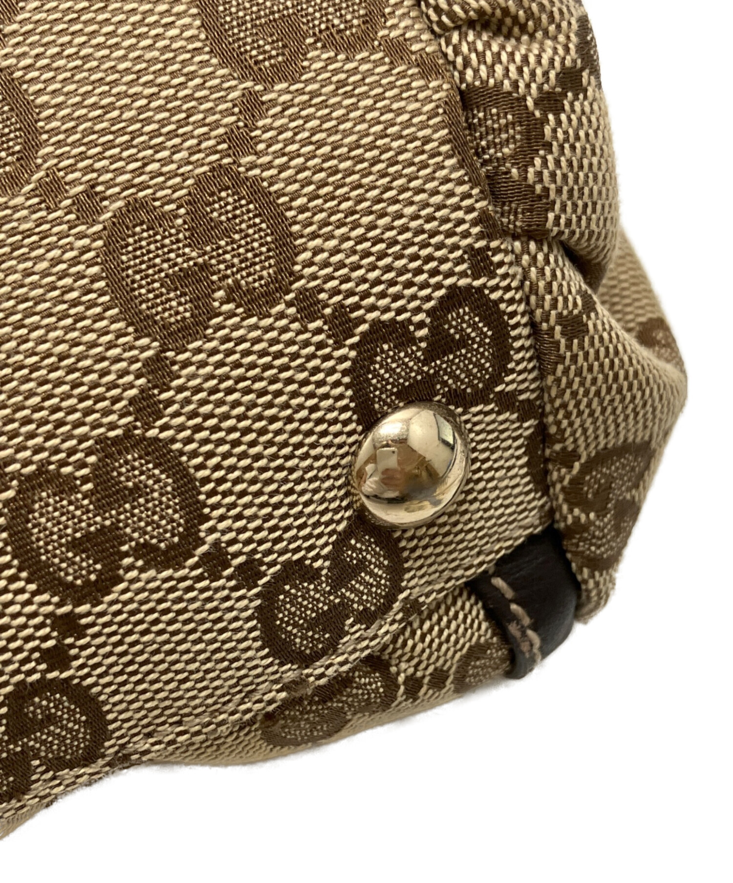 中古・古着通販】GUCCI (グッチ) GGキャンバス アビー トートバッグ