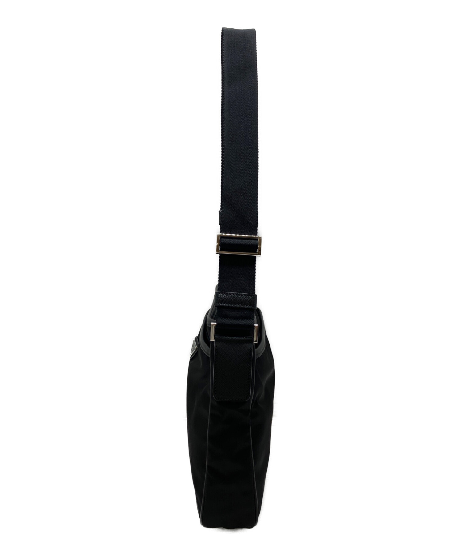 中古・古着通販】PRADA (プラダ) 三角プレート ショルダーバッグ